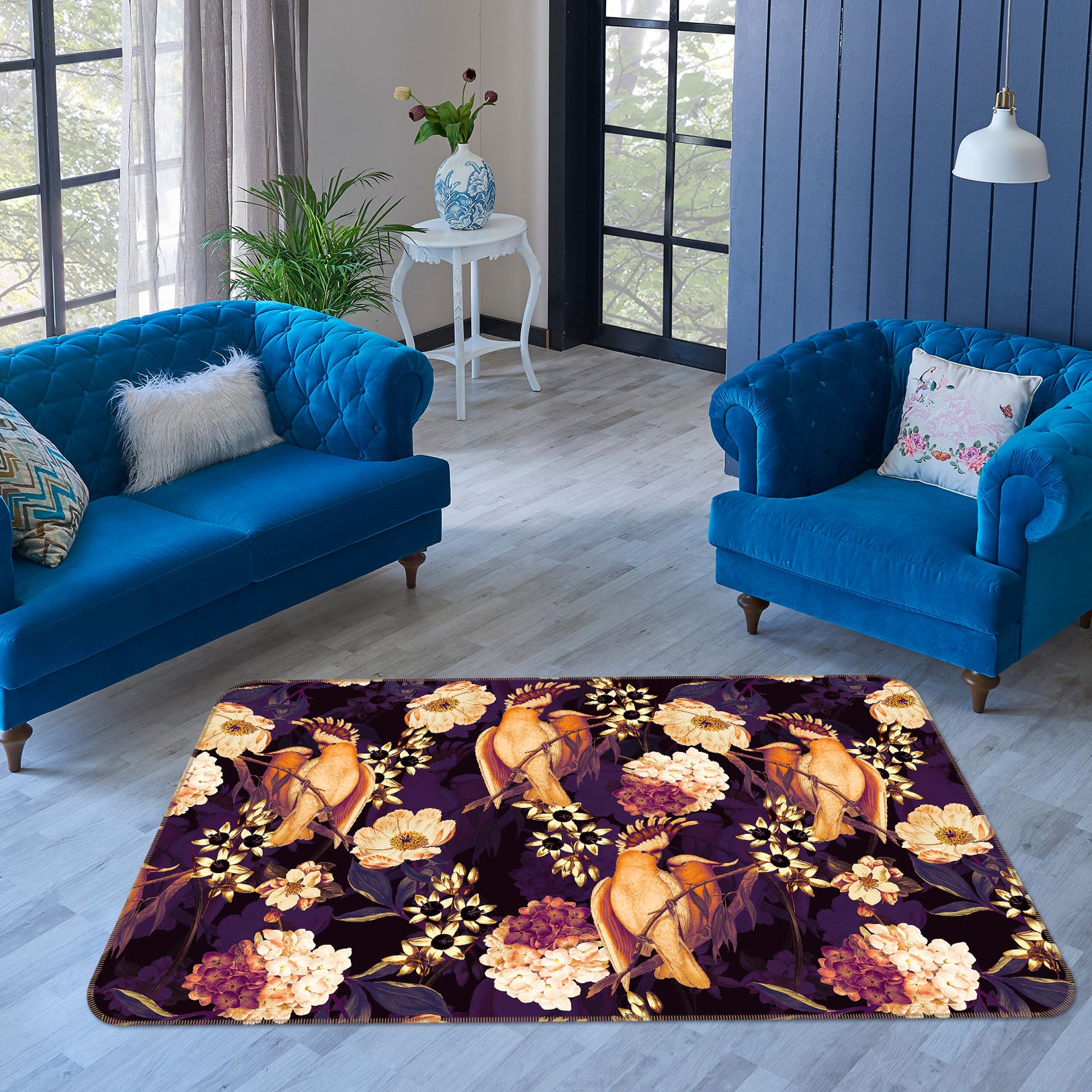 3D Evening Light 111 Uta Naumann Rug Non Slip Rug Mat