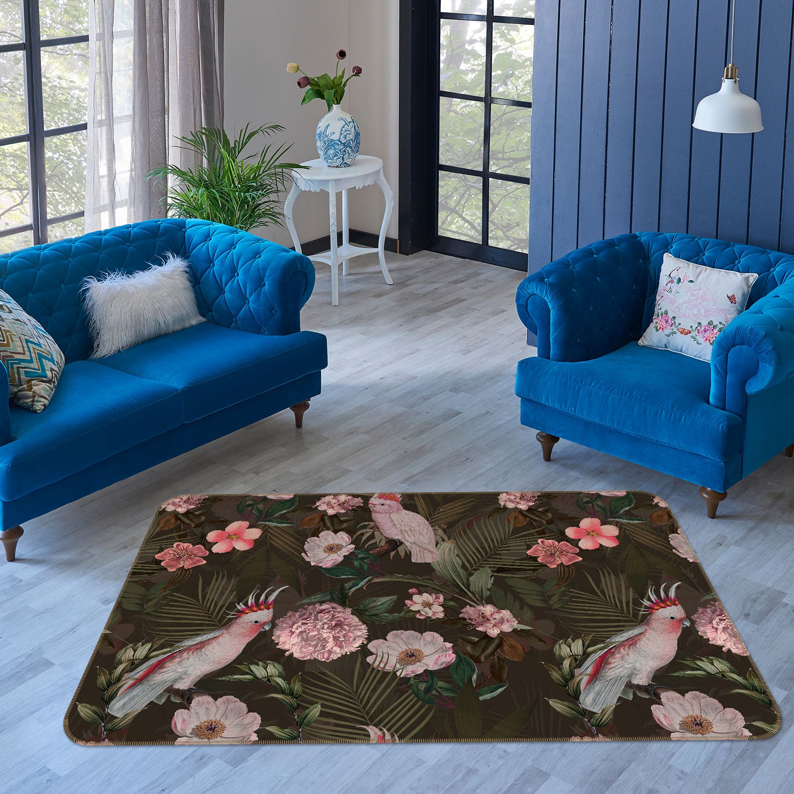 3D Rose Manor 130 Uta Naumann Rug Non Slip Rug Mat