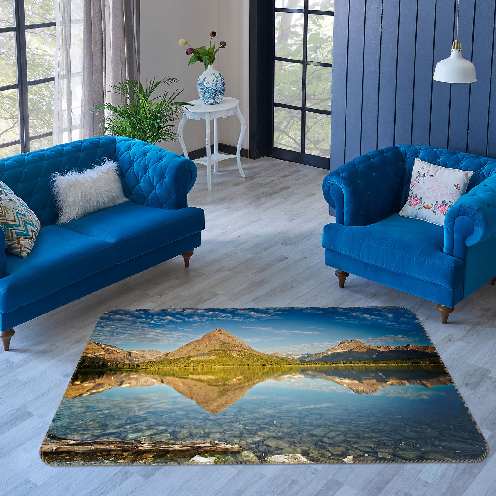 3D Landscape 1128 Kathy Barefield Rug Non Slip Rug Mat