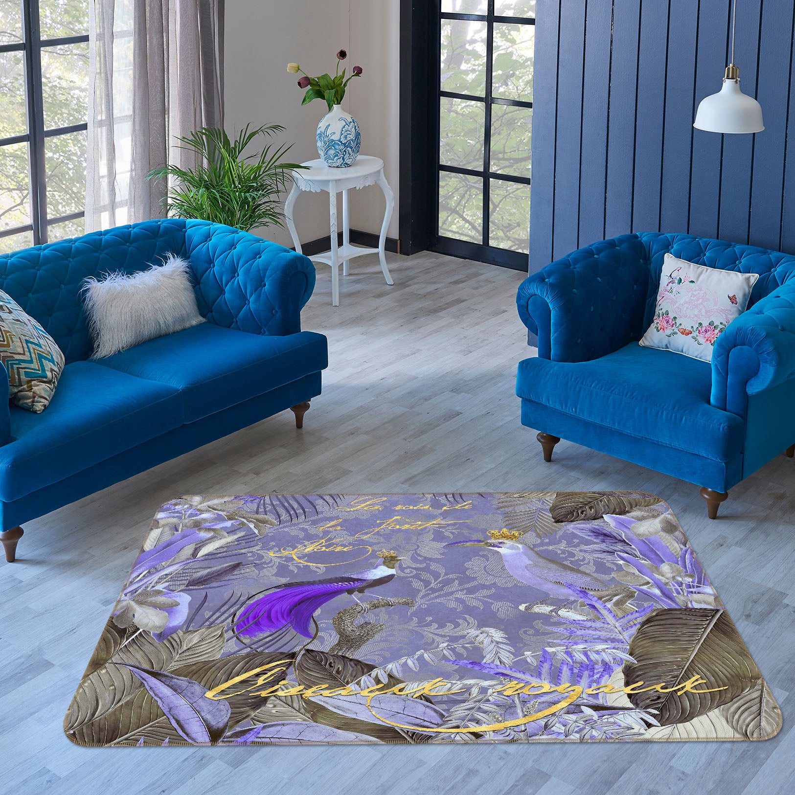 3D Kings Of The Jungle 1036 Andrea haase Rug Non Slip Rug Mat