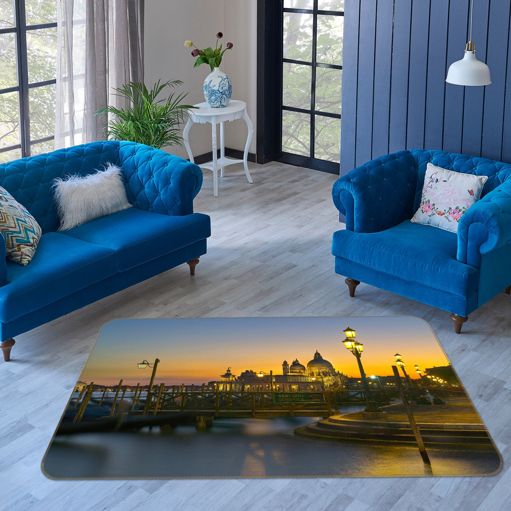 3D Dream City 1160 Marco Carmassi Rug Non Slip Rug Mat