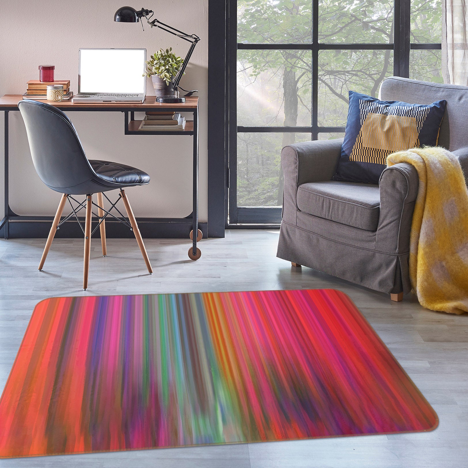 3D Abstract Color 71001 Shandra Smith Rug Non Slip Rug Mat
