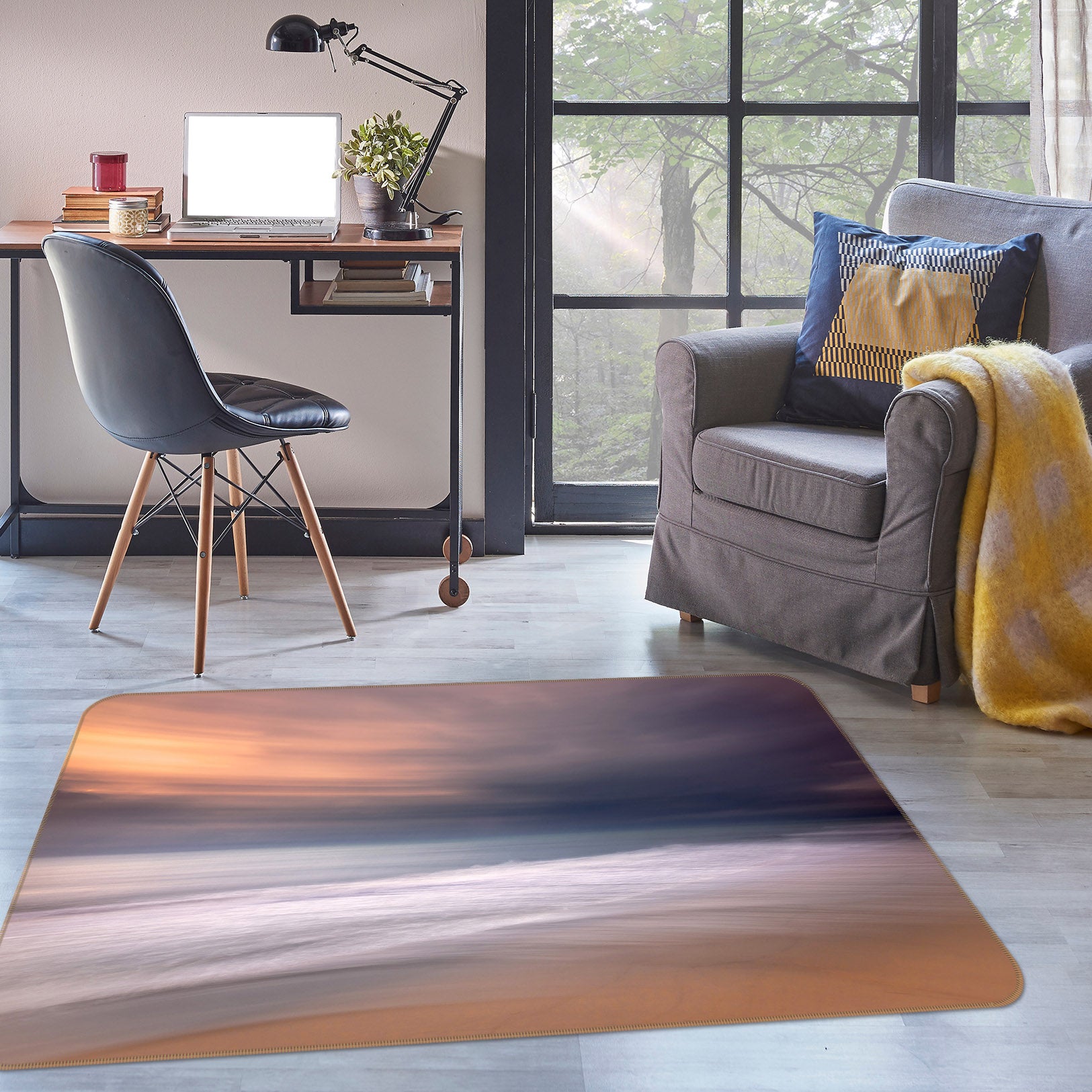 3D Beach Water 1109 Marco Carmassi Rug Non Slip Rug Mat