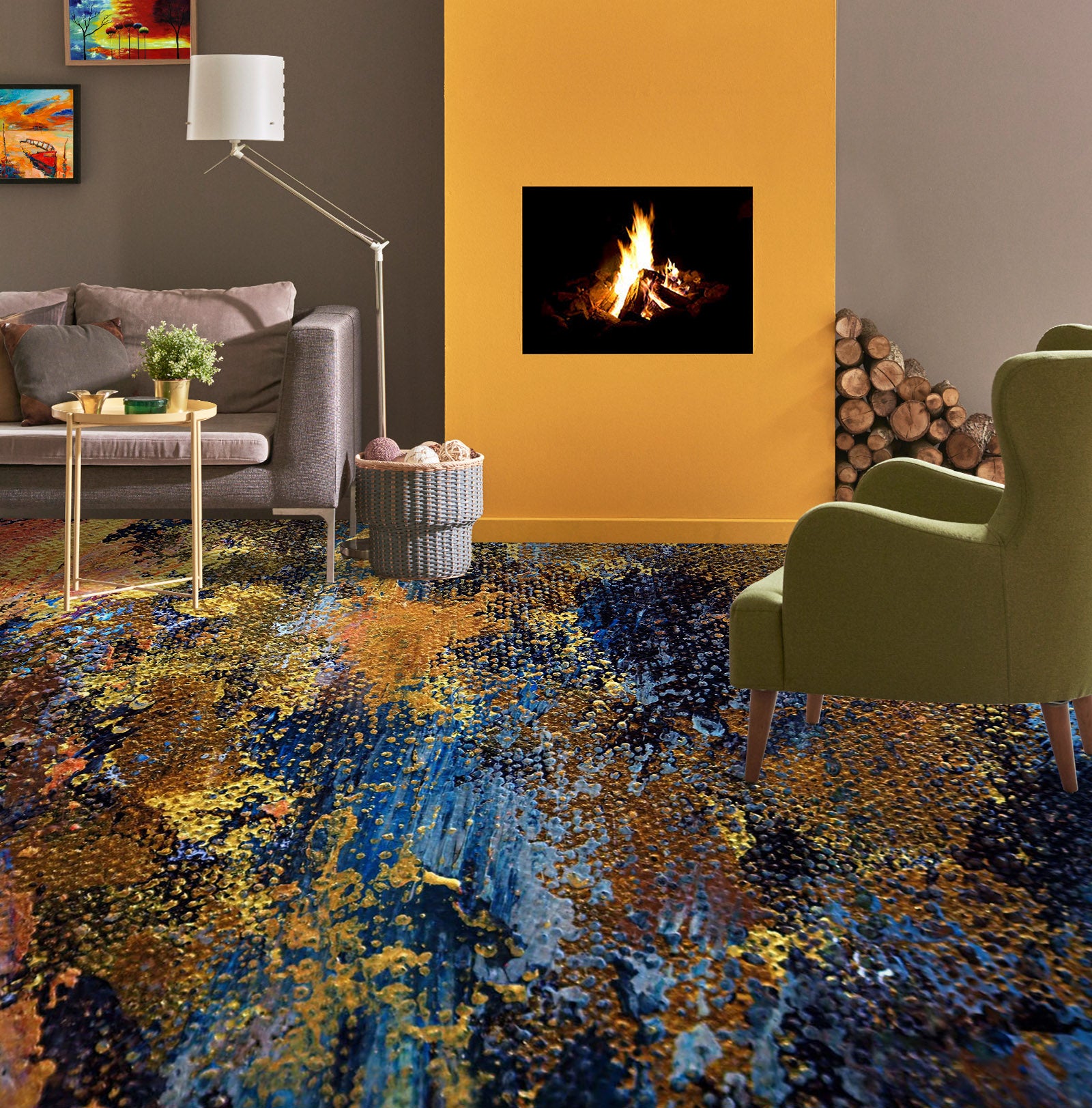 3D Noble Artistic Texture 1261 Floor Mural  Wallpaper Murals Self-Adhesive Removable Print Epoxy