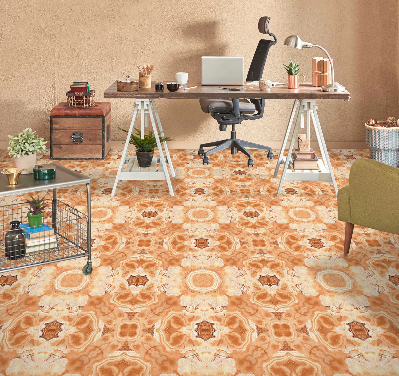 3D Warm And Delicate Pattern 838 Floor Mural  Wallpaper Murals Rug & Mat Print Epoxy waterproof bath floor