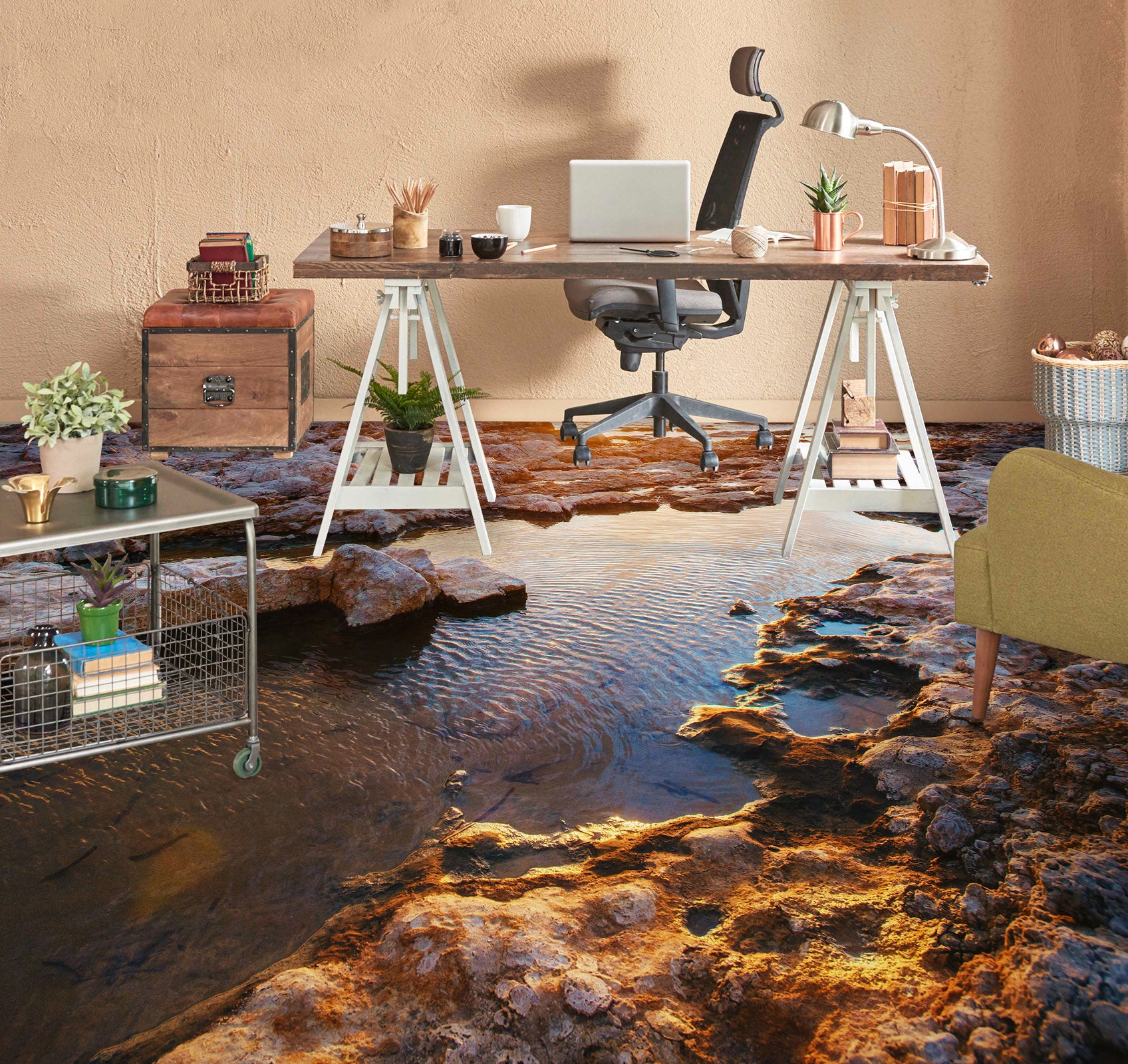 3D Calm Water Surface 1286 Floor Mural  Wallpaper Murals Self-Adhesive Removable Print Epoxy