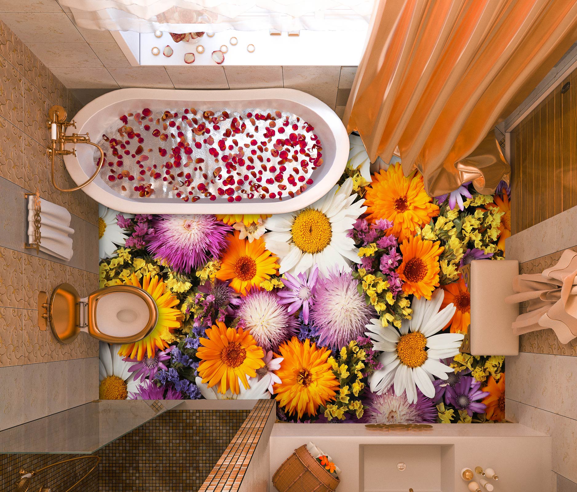 3D Gorgeous Spring 407 Floor Mural  Wallpaper Murals Rug & Mat Print Epoxy waterproof bath floor
