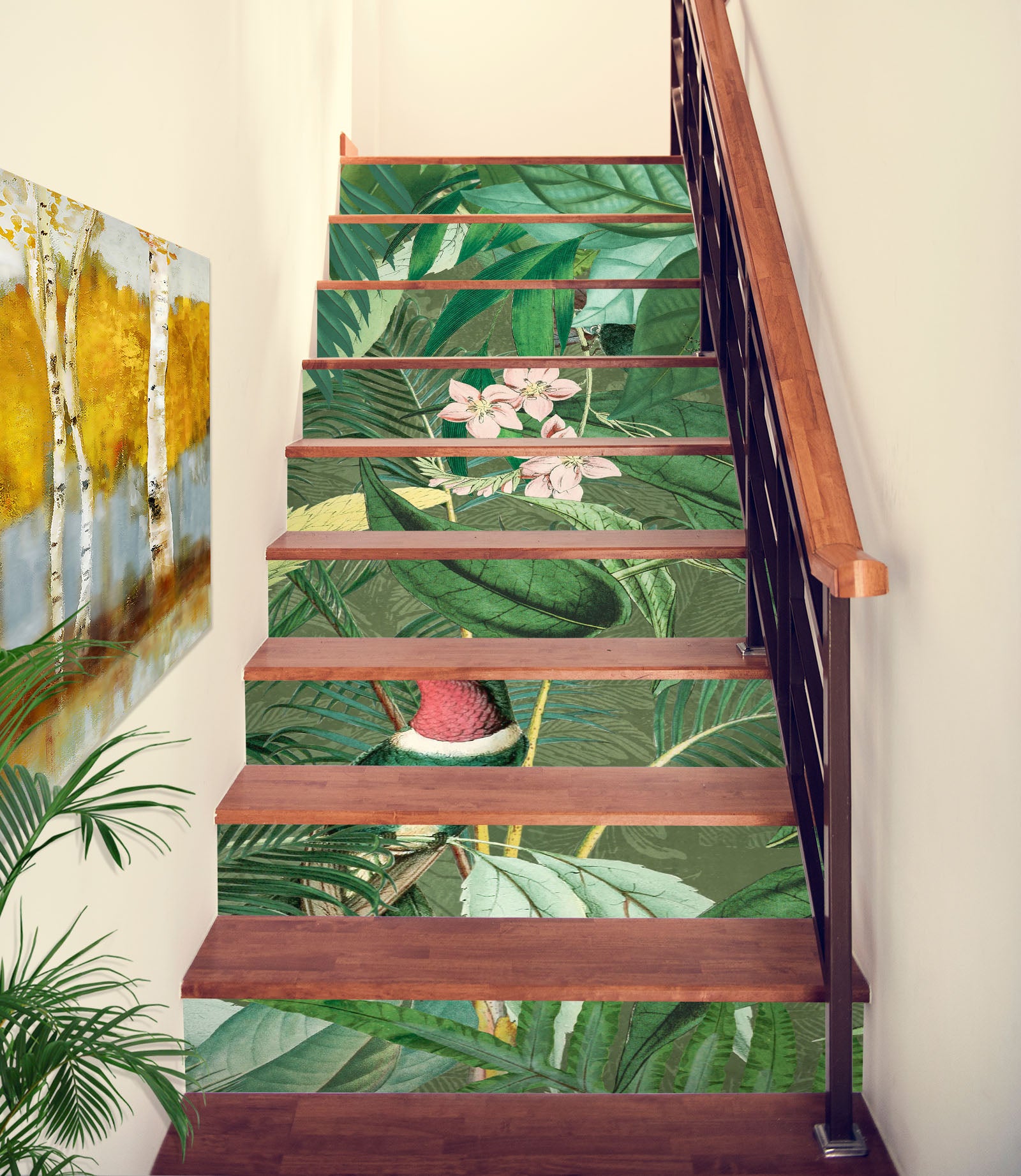 3D Leaves 109228 Andrea Haase Stair Risers