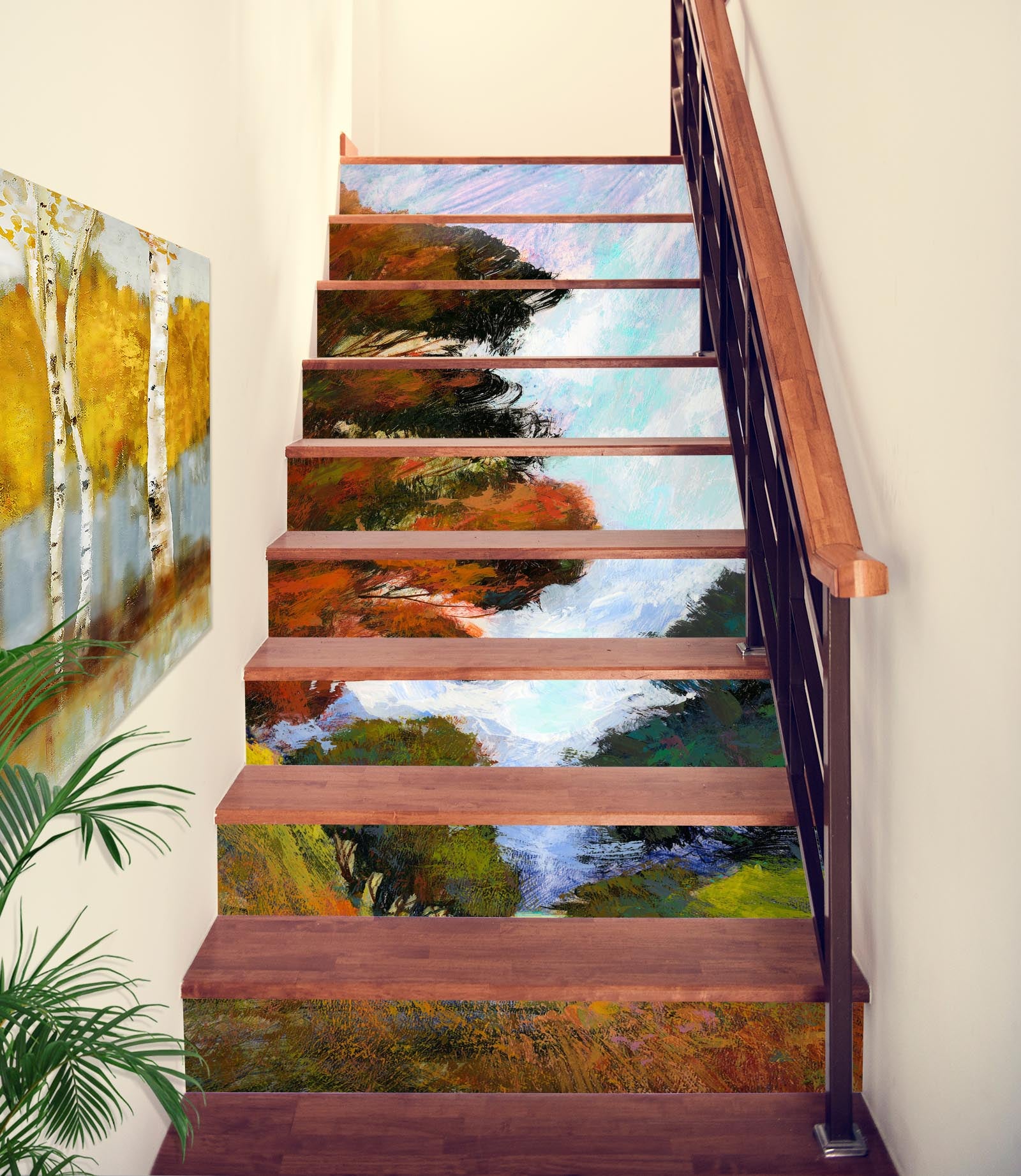 3D Grassland Trees 104188 Michael Tienhaara Stair Risers
