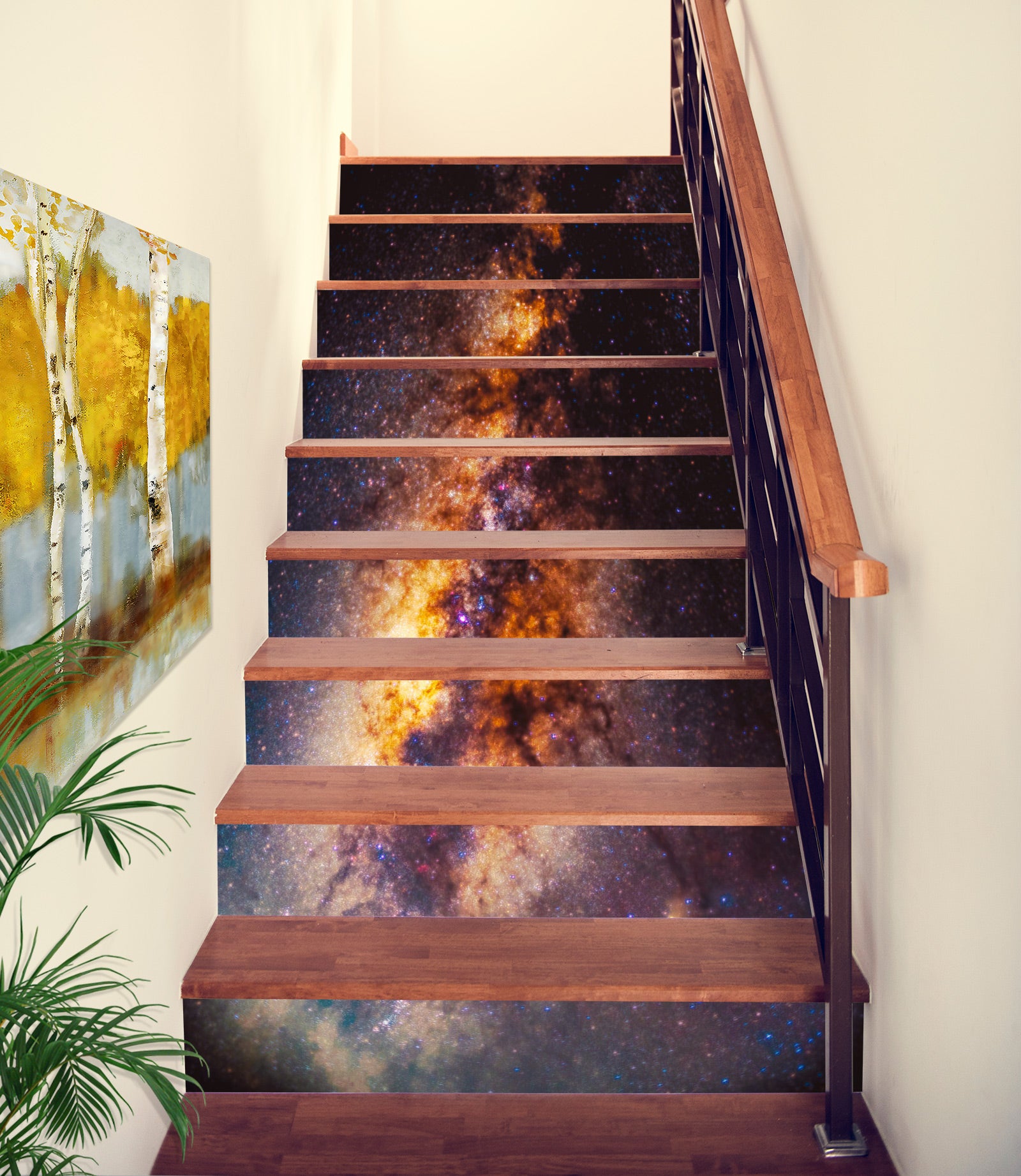 3D Fascinating Universe Galaxy 264 Stair Risers