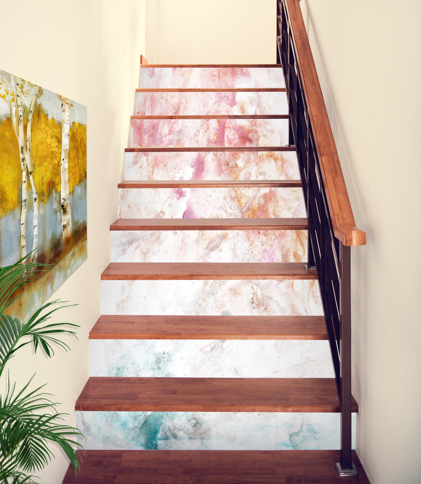 3D Pale Memory Pink 559 Stair Risers