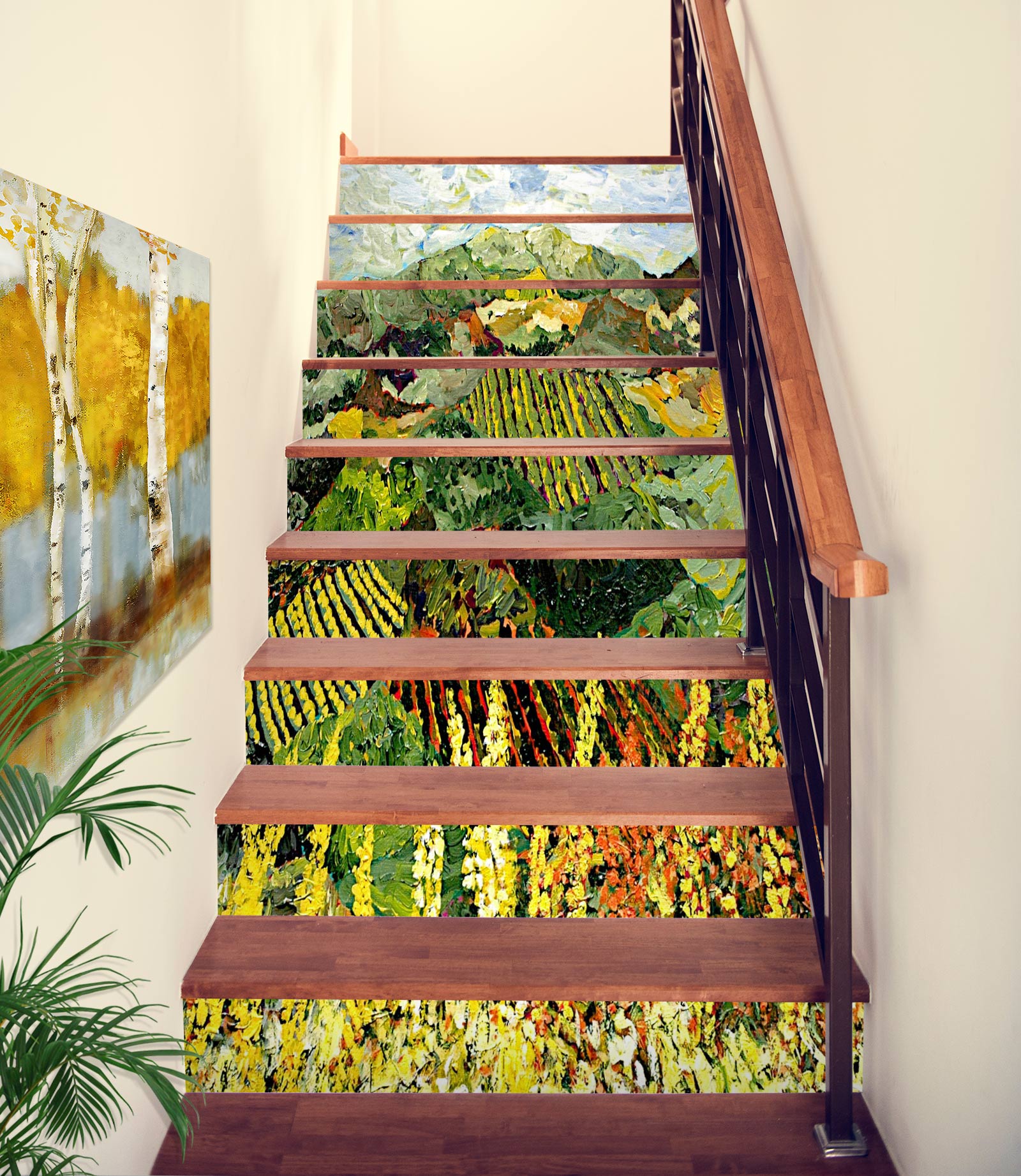 3D Field Hillside Pattern 89165 Allan P. Friedlander Stair Risers