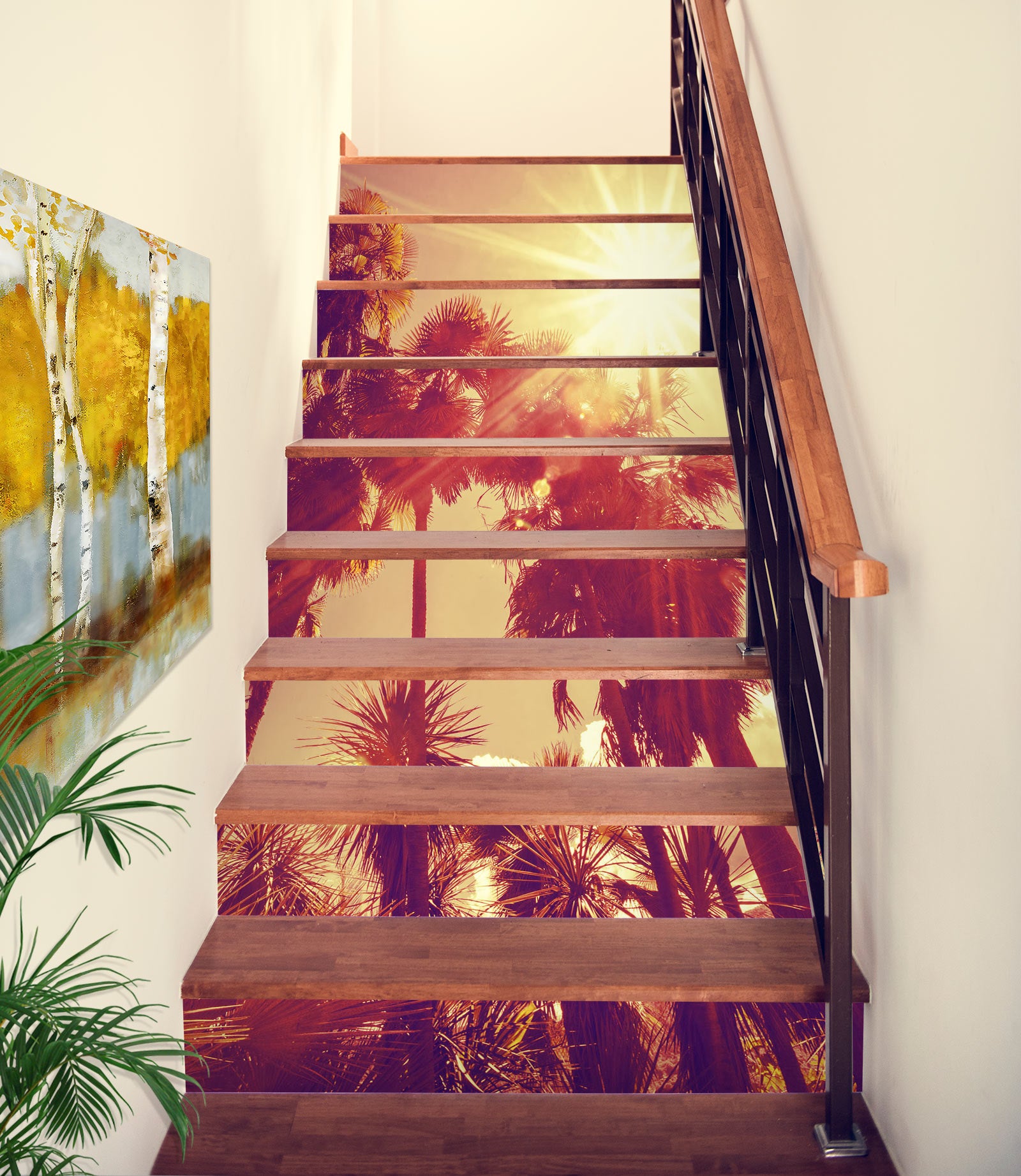 3D Plants Under The Scorching Sun 231 Stair Risers