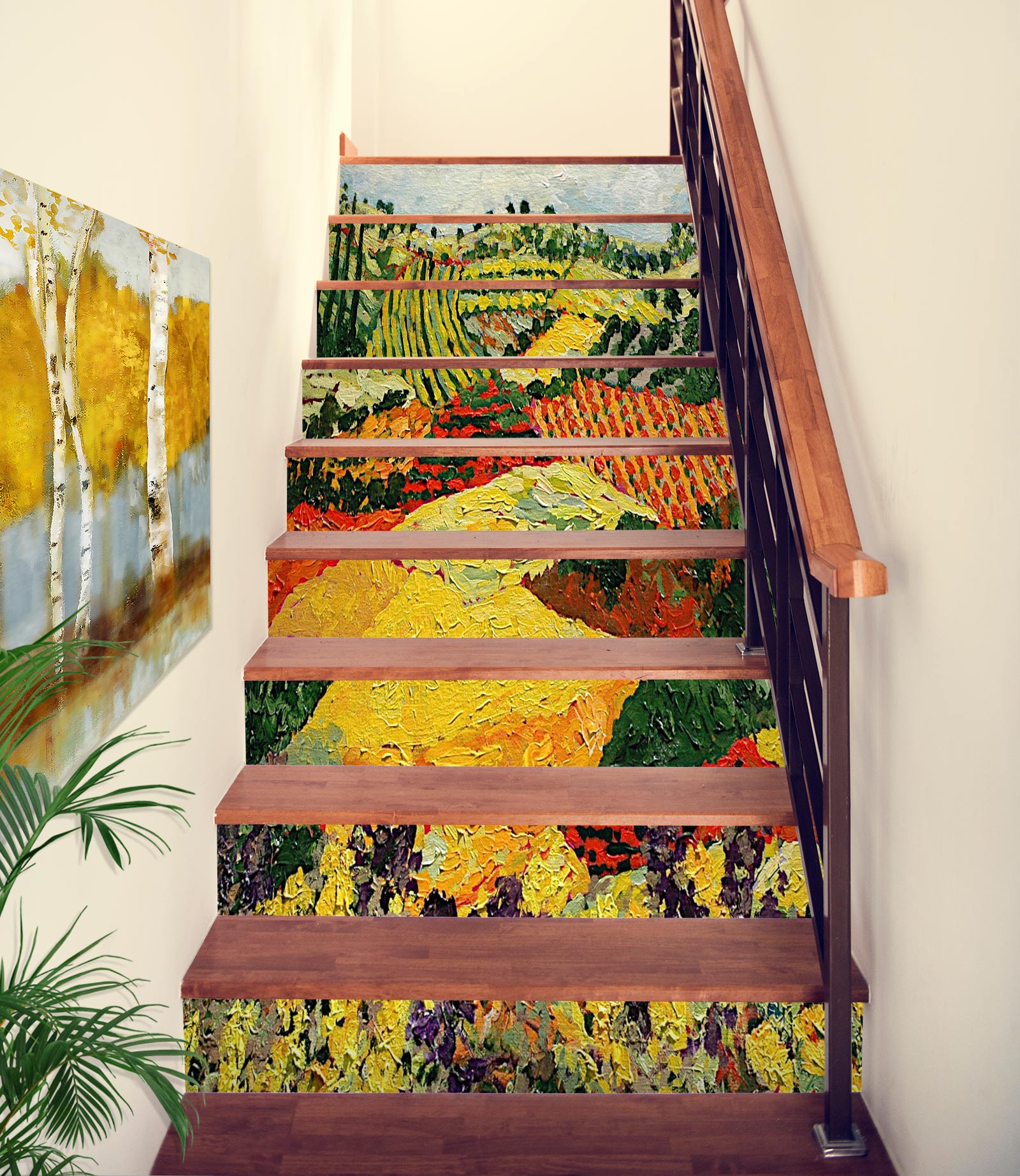 3D Color Field 89159 Allan P. Friedlander Stair Risers