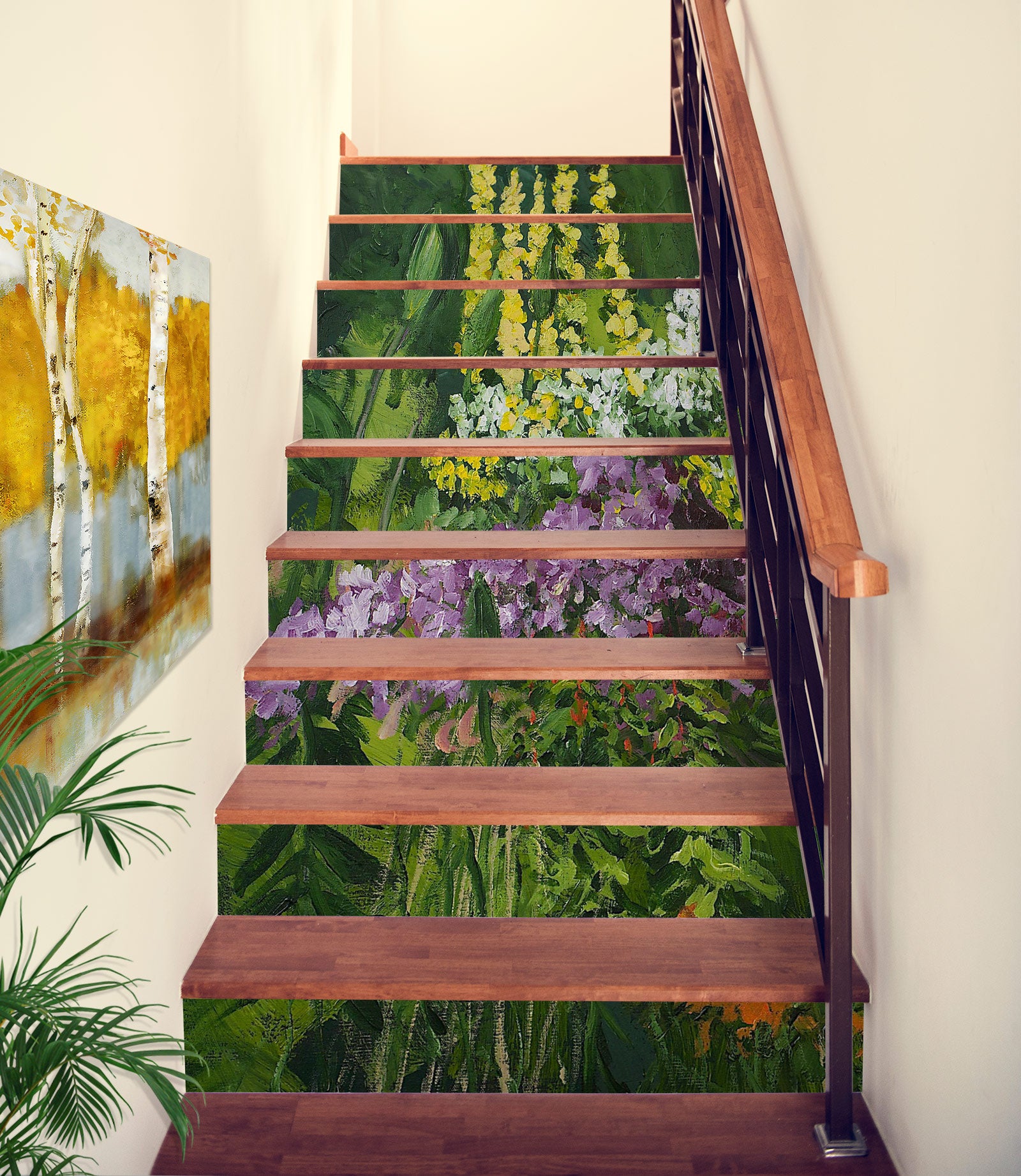 3D Grove Flowers 89198 Allan P. Friedlander Stair Risers