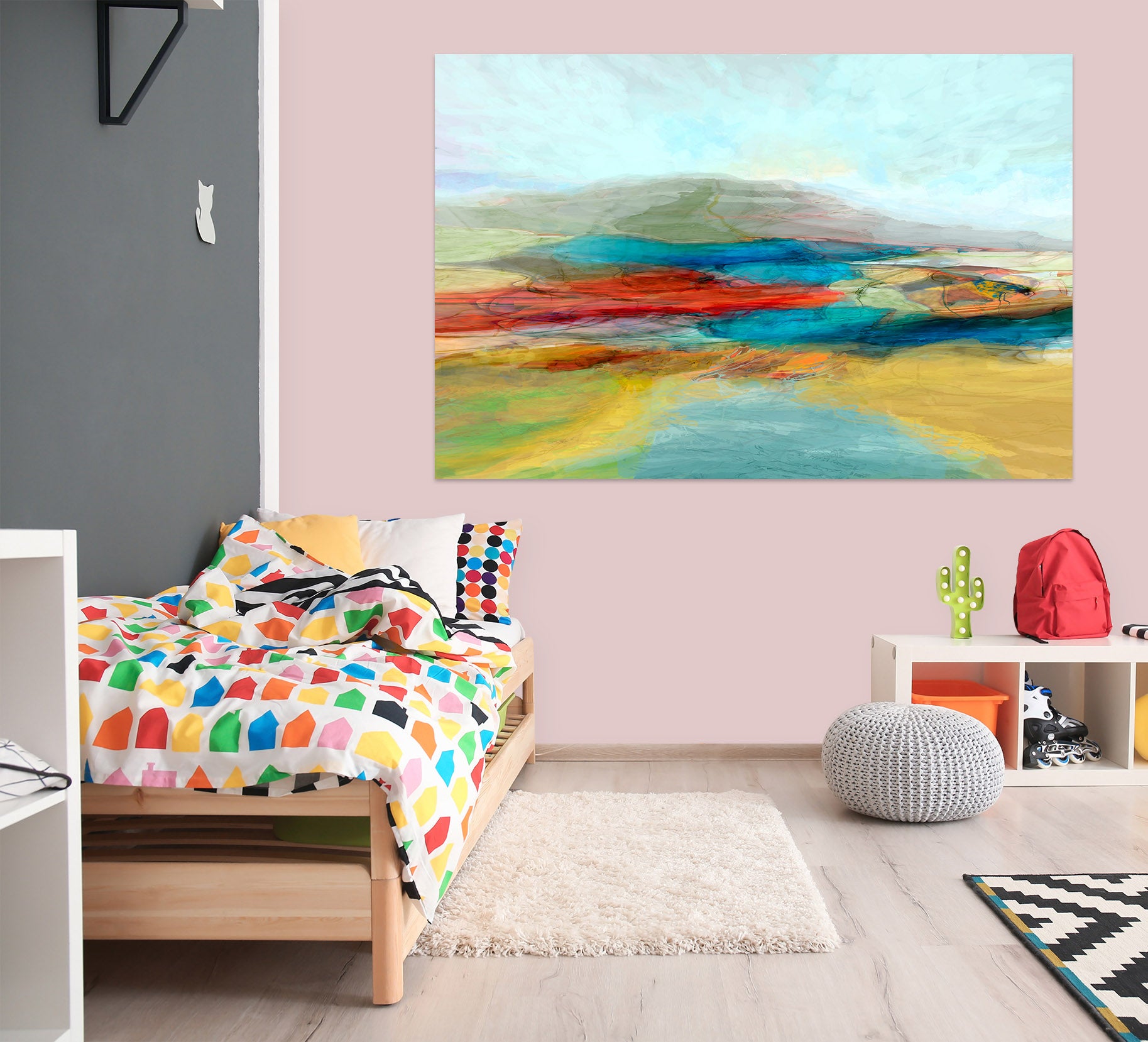 3D Color Art 048 Michael Tienhaara Wall Sticker