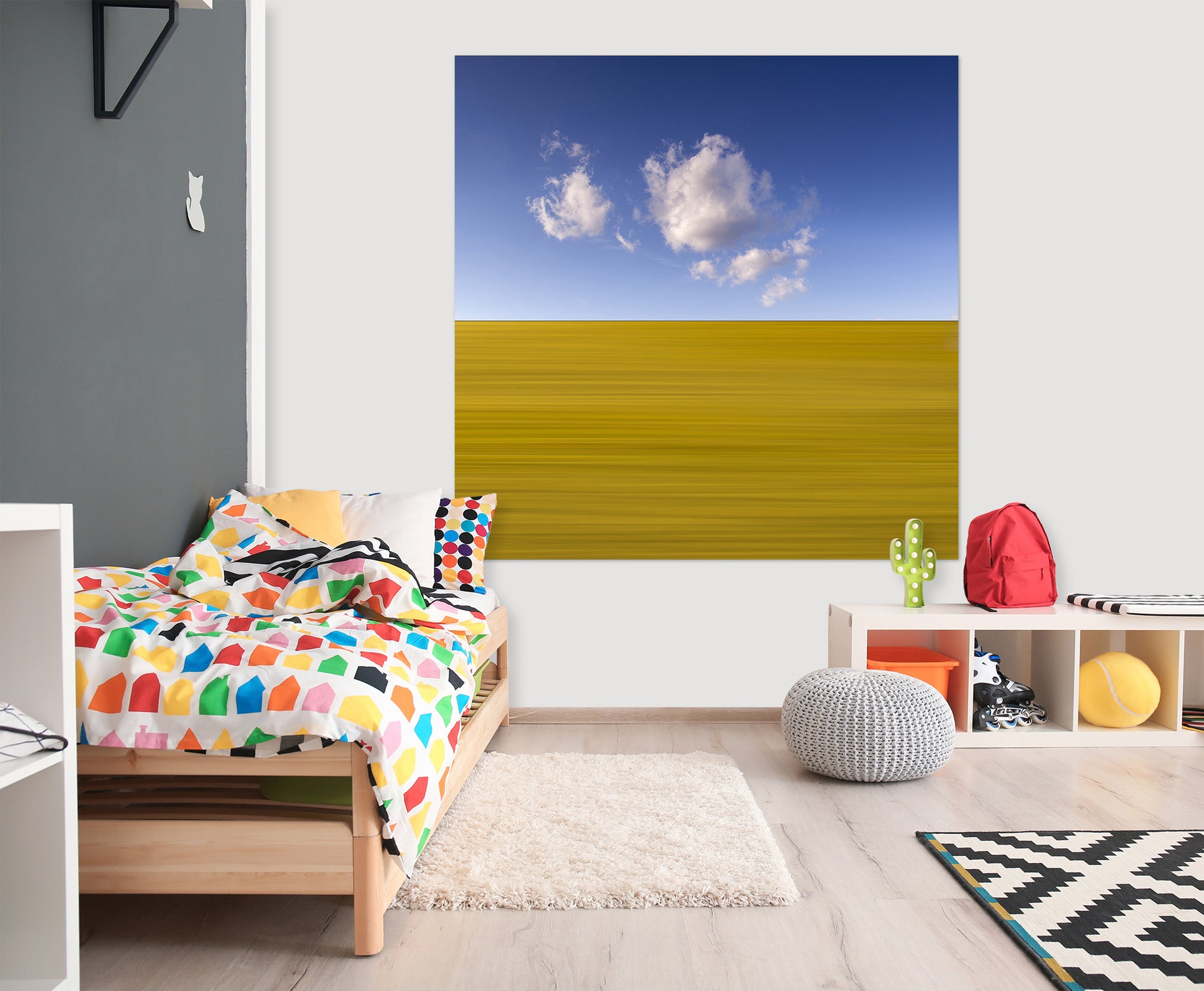 3D Green Meadow 104 Marco Carmassi Wall Sticker