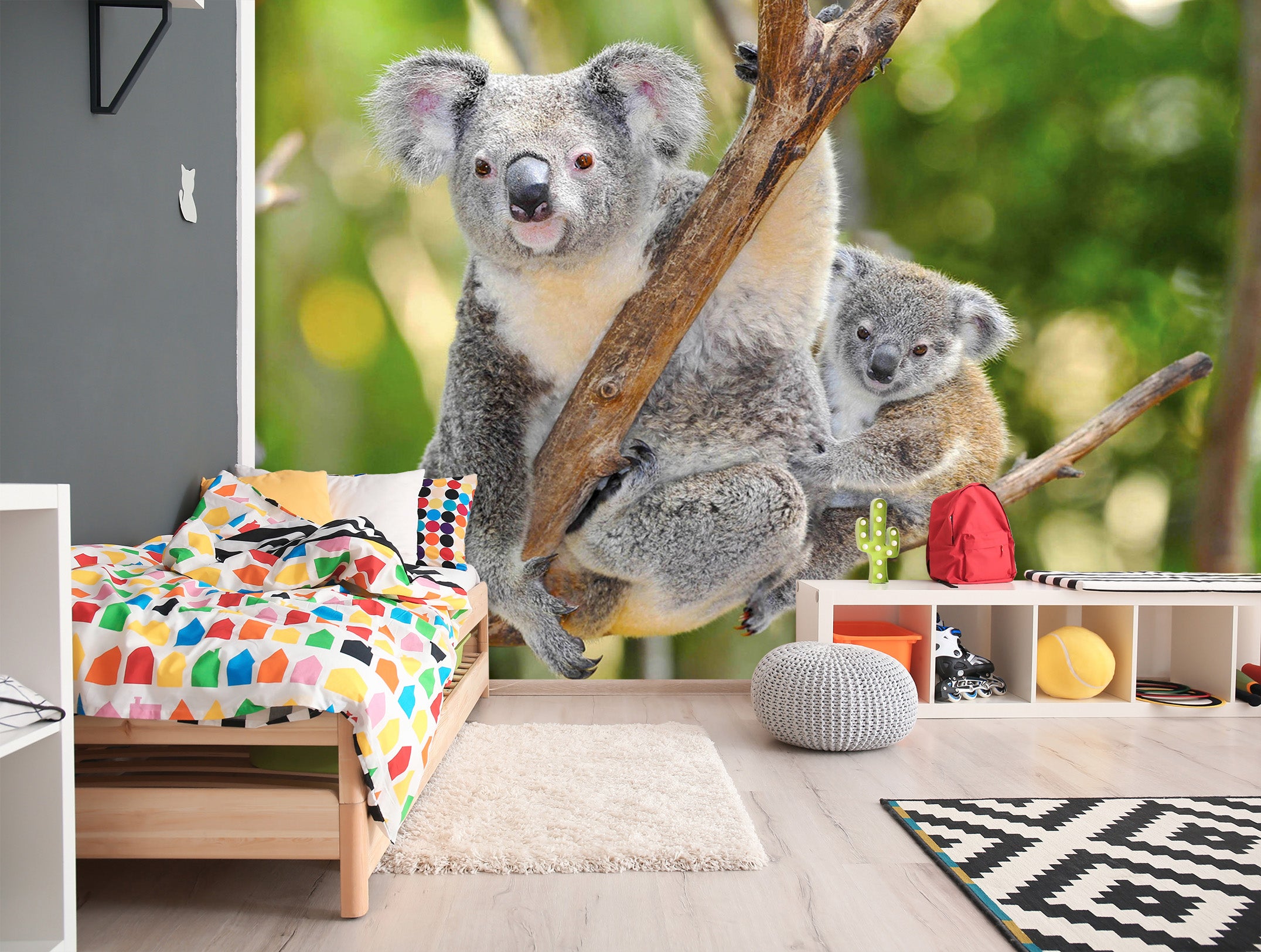 3D Koala Bear 310 Wall Murals