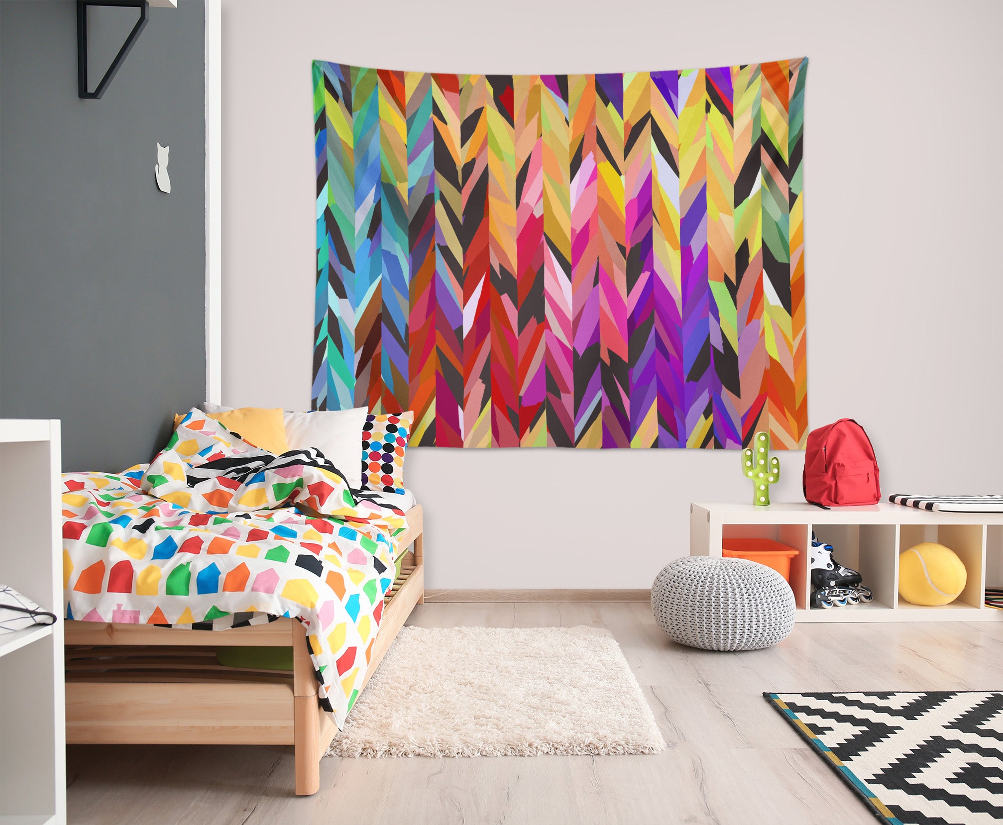 3D Colorful Pattern 558 Shandra Smith Tapestry Hanging Cloth Hang