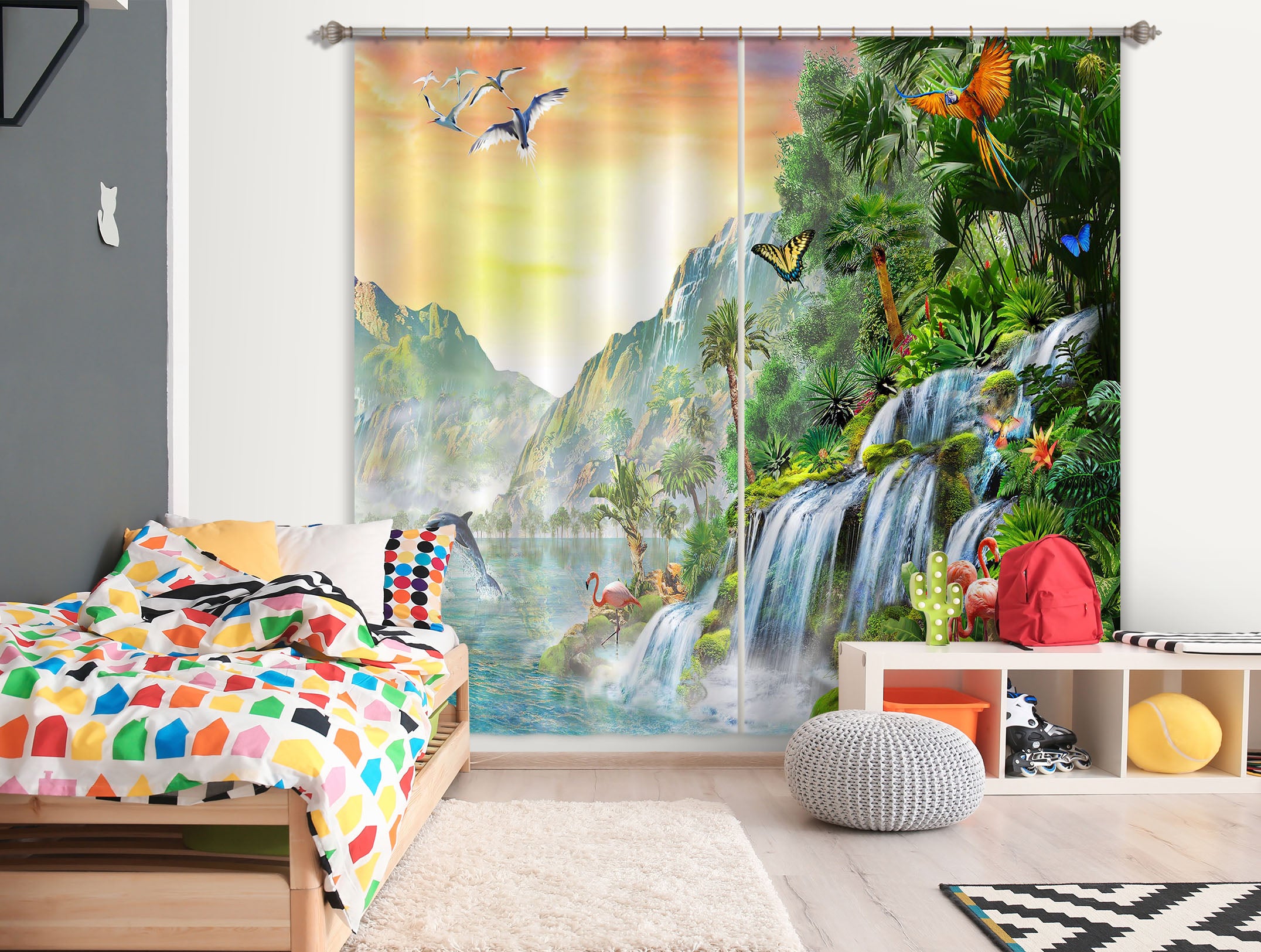 3D Wonderland 055 Adrian Chesterman Curtain Curtains Drapes