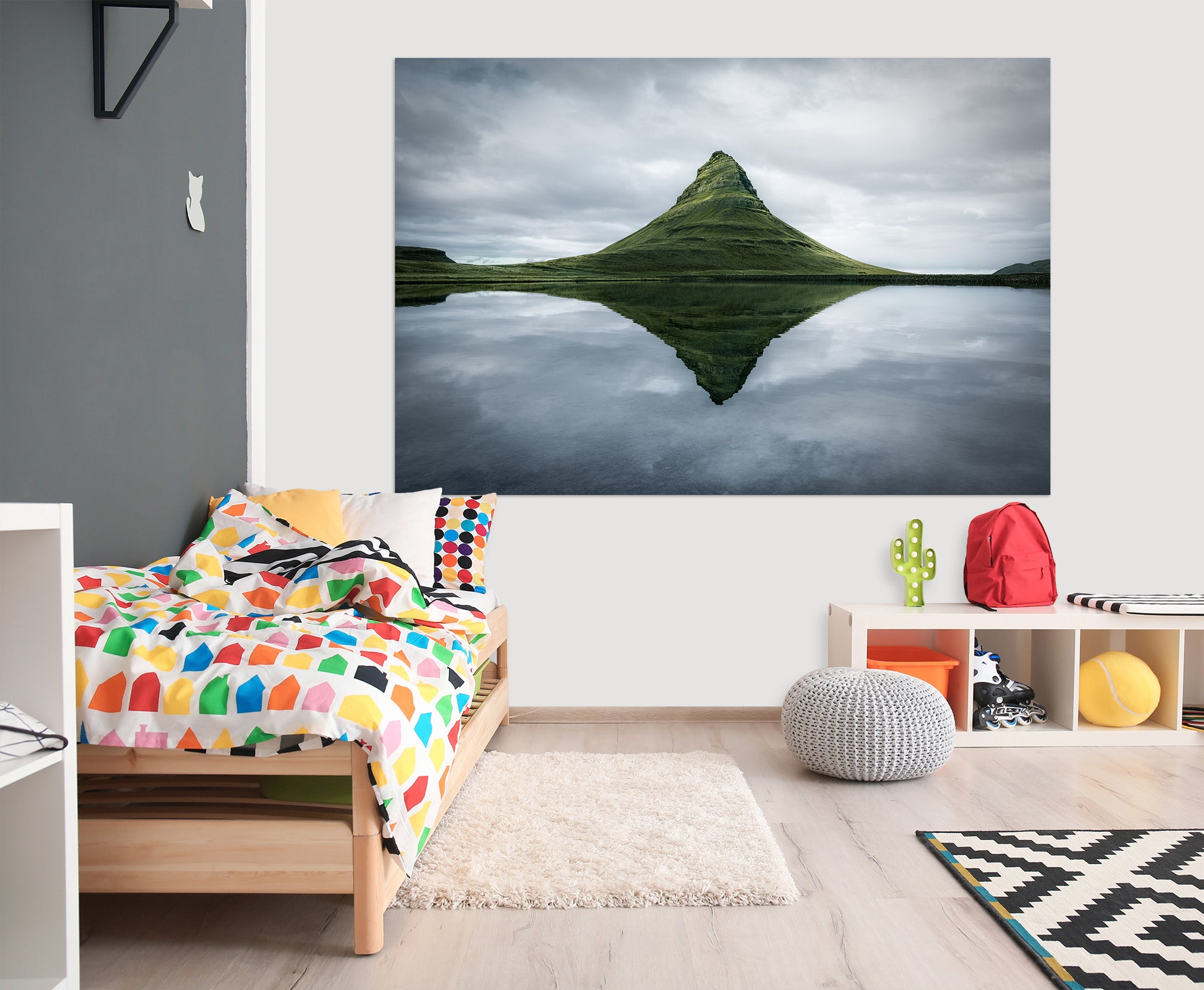 3D Mountain River 168 Marco Carmassi Wall Sticker
