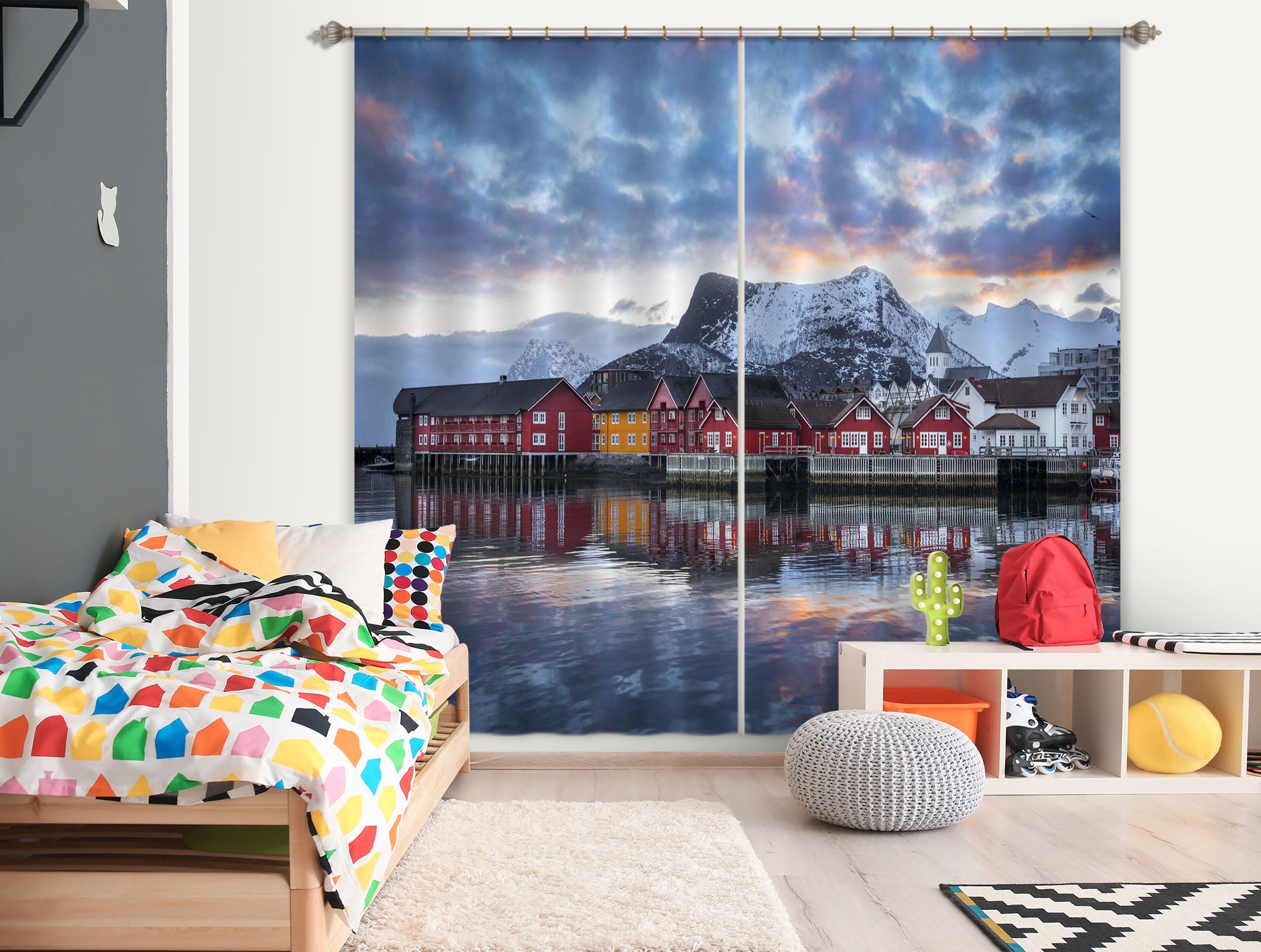 3D Water Manor 146 Marco Carmassi Curtain Curtains Drapes