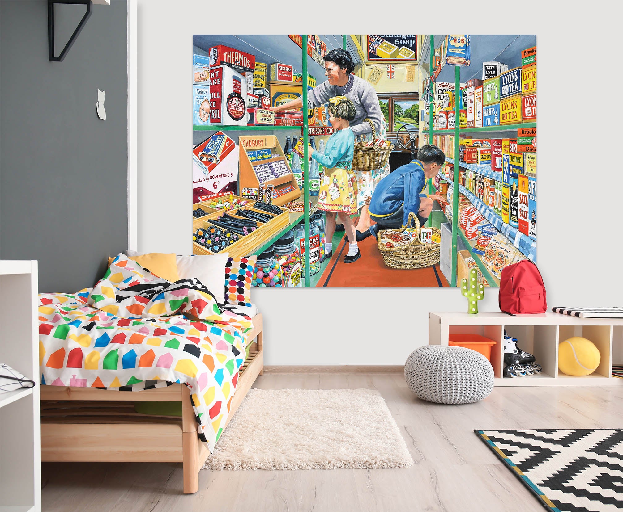 3D In The Mobile Shop 042 Trevor Mitchell Wall Sticker