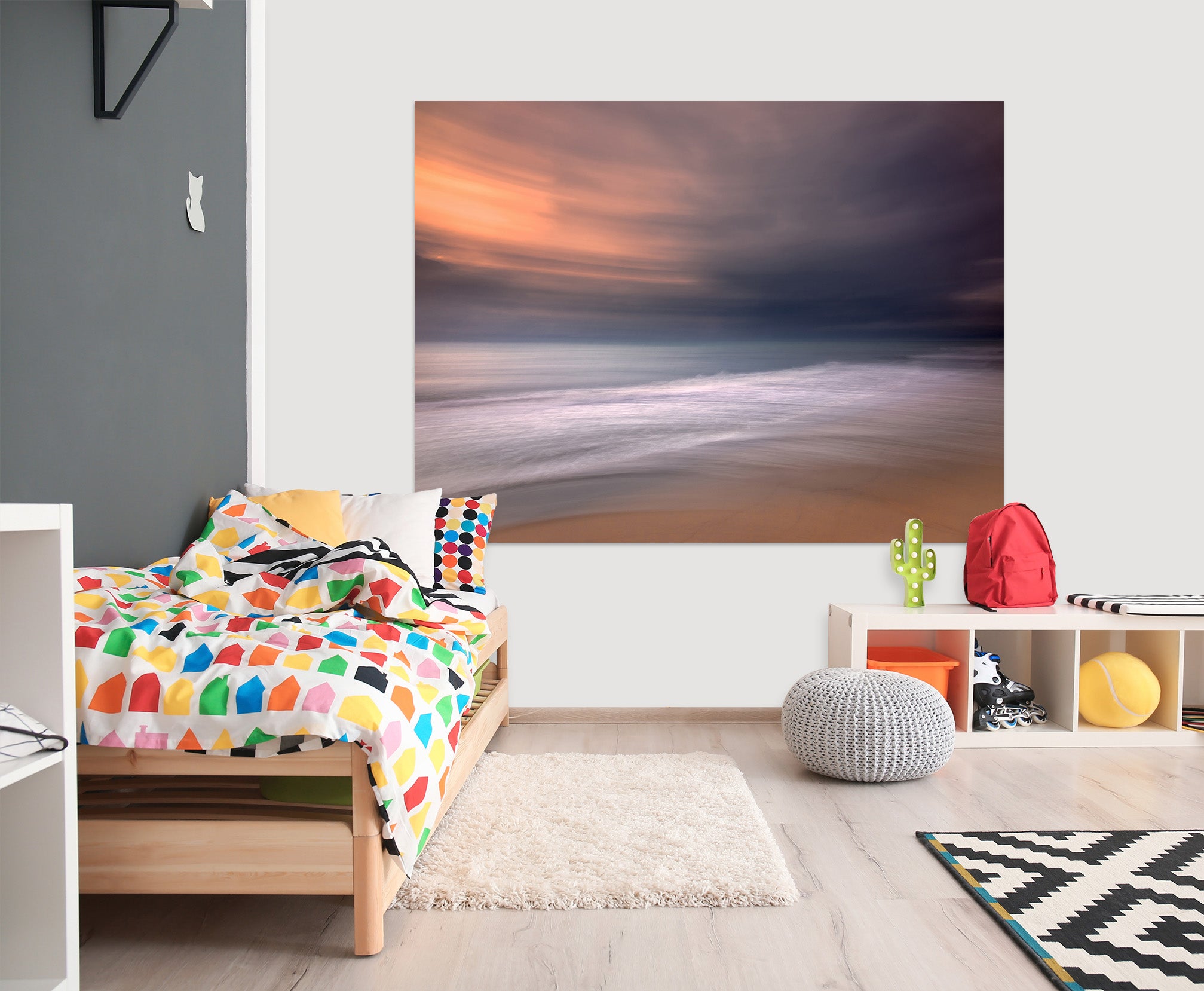 3D Sea Beach 161 Marco Carmassi Wall Sticker