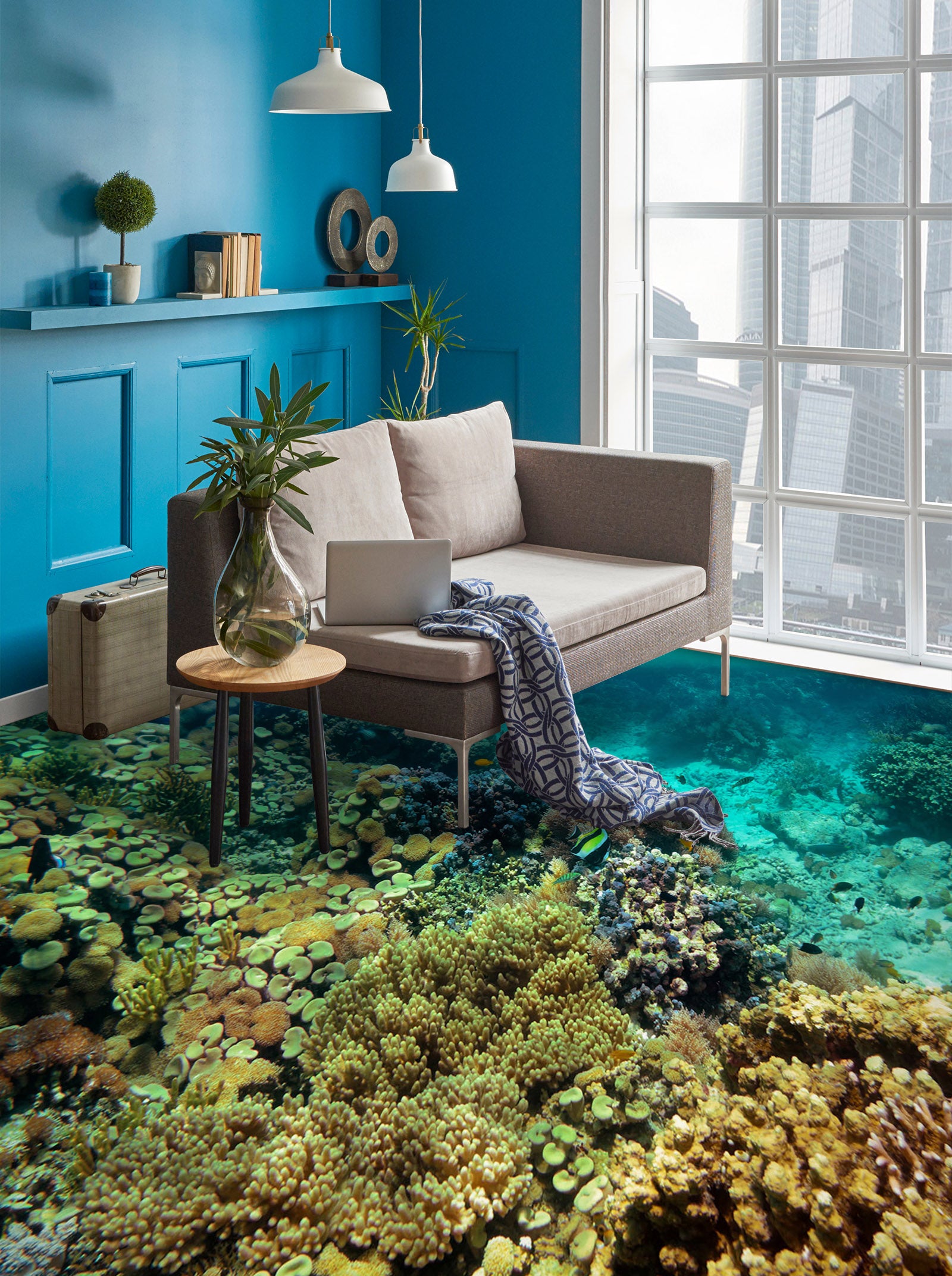 3D Years Of Sea Coral 1432 Floor Mural  Wallpaper Murals Self-Adhesive Removable Print Epoxy
