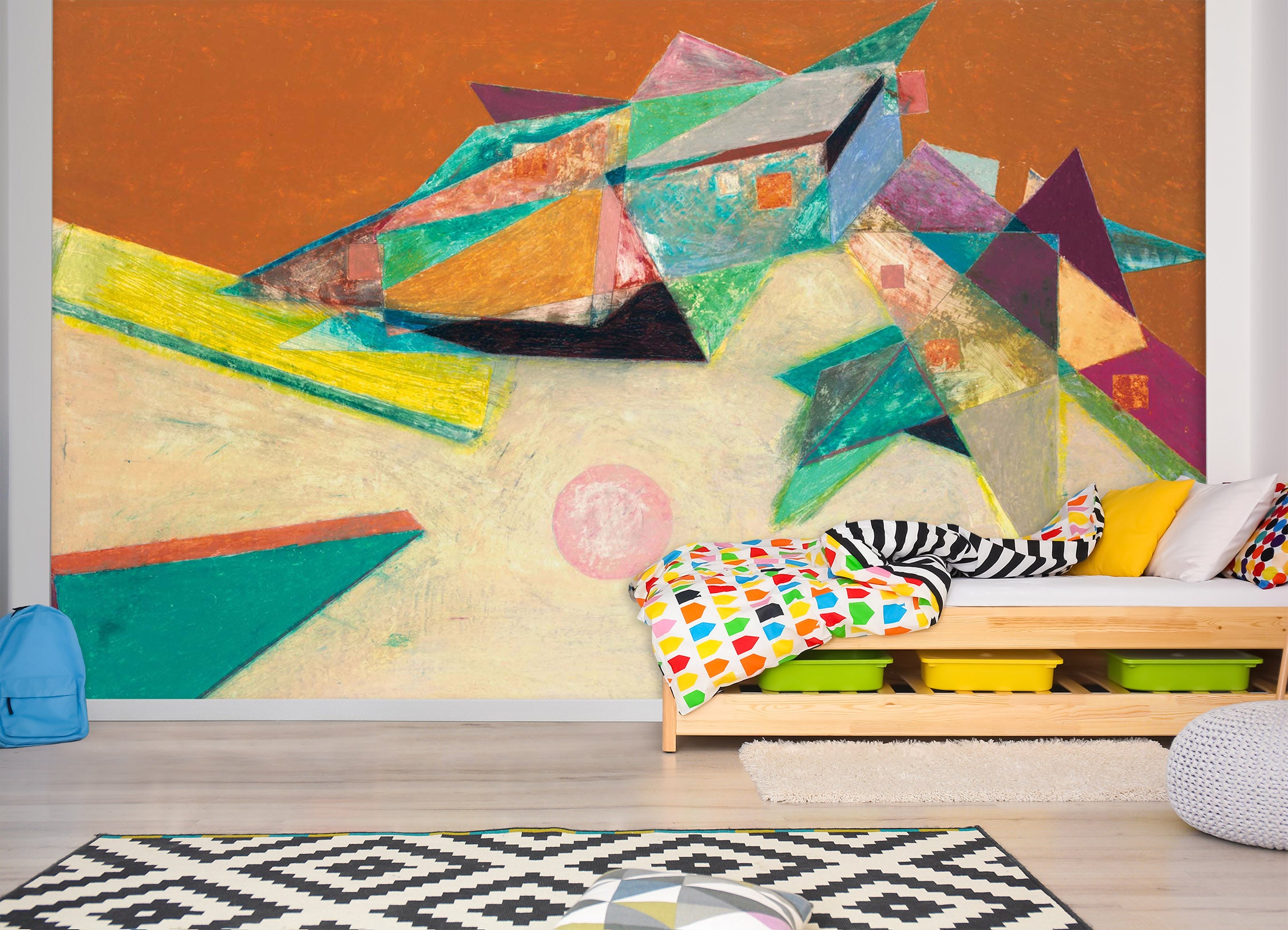 3D Color Painting 217 Allan P. Friedlander Wall Mural Wall Murals