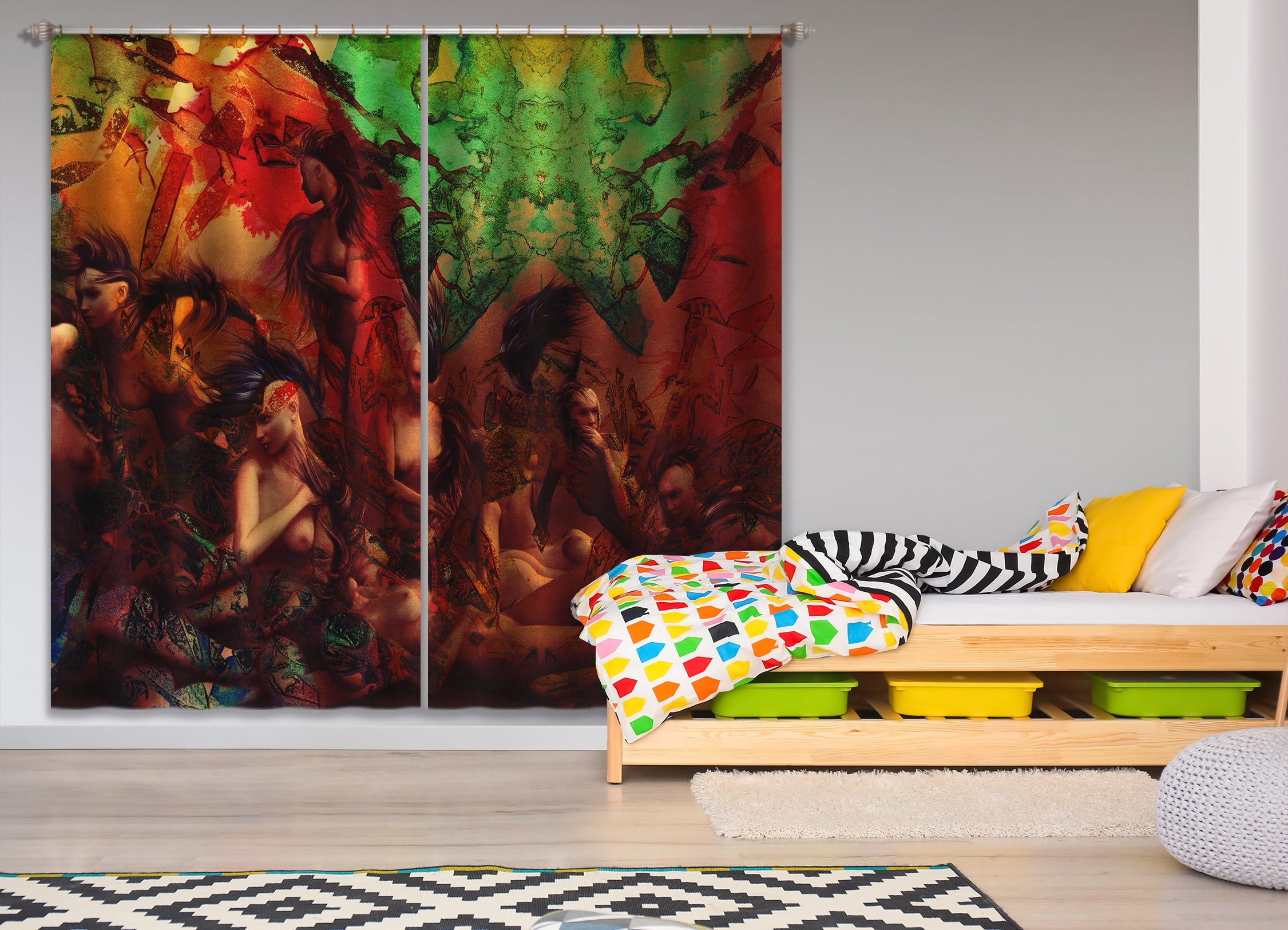 3D Life In Technicolor 045 Marco Cavazzana Curtain Curtains Drapes