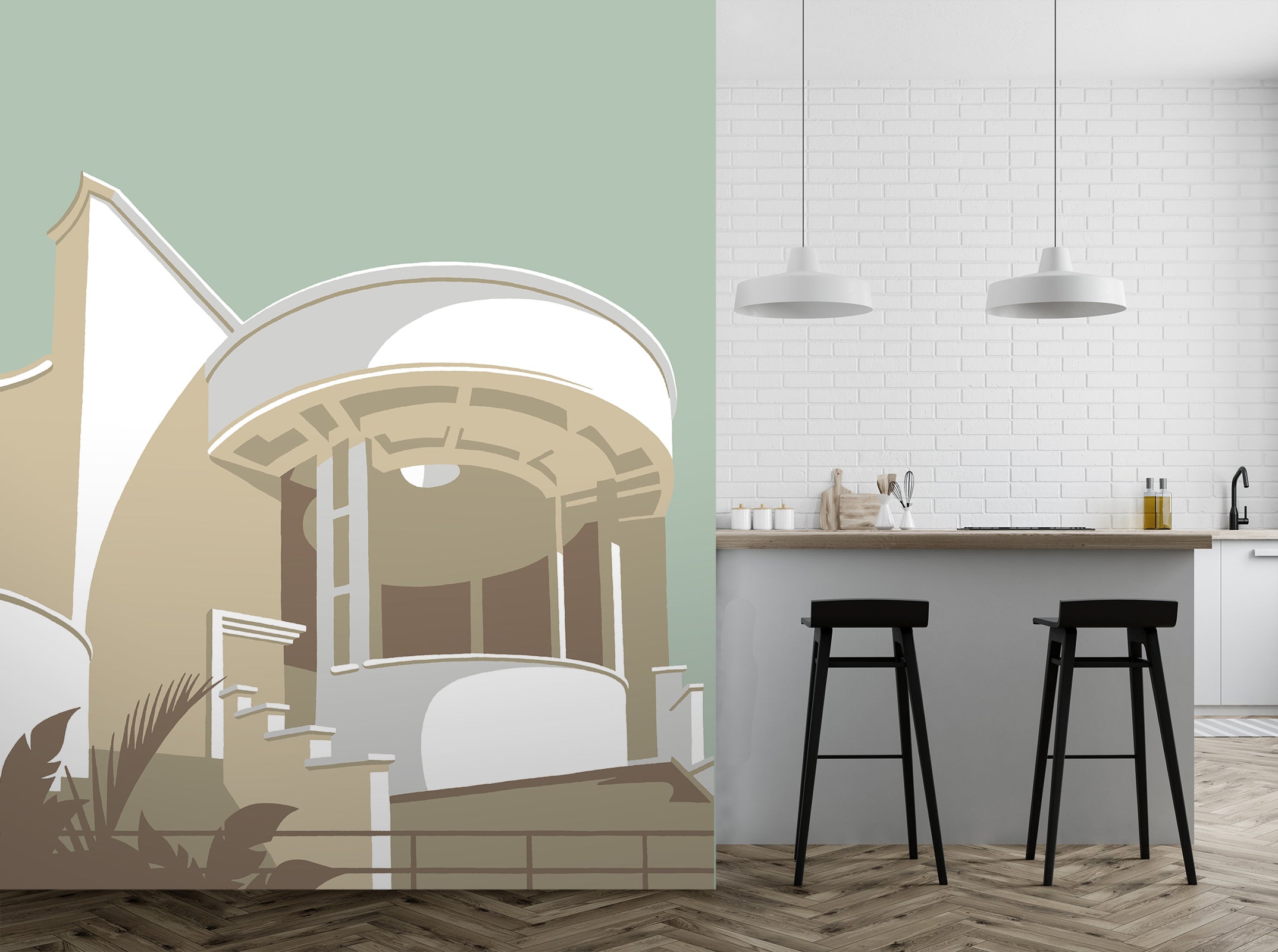 3D Tate St Ives 1073 Steve Read Wall Mural Wall Murals