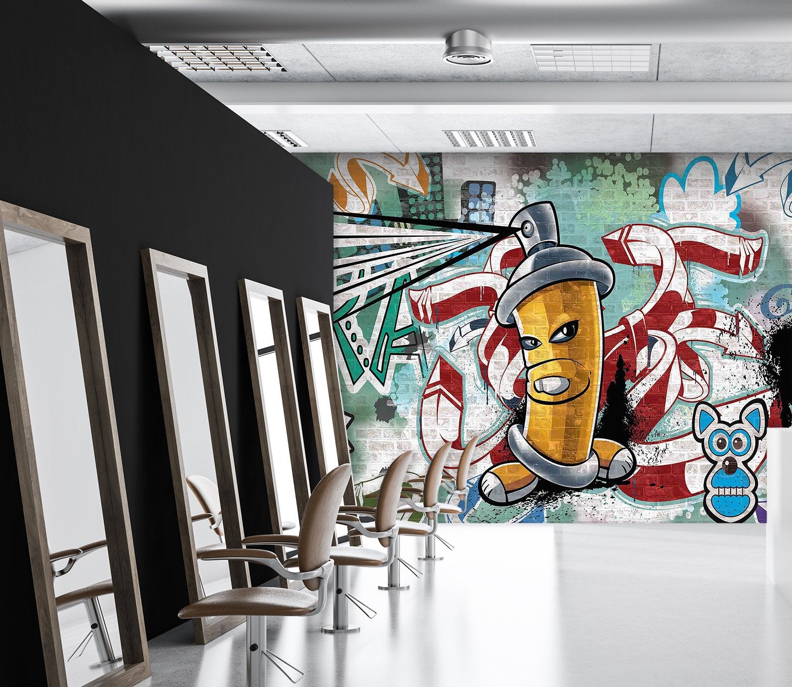 3D Graffiti Banana 40 Wall Murals Wallpaper AJ Wallpaper 2 