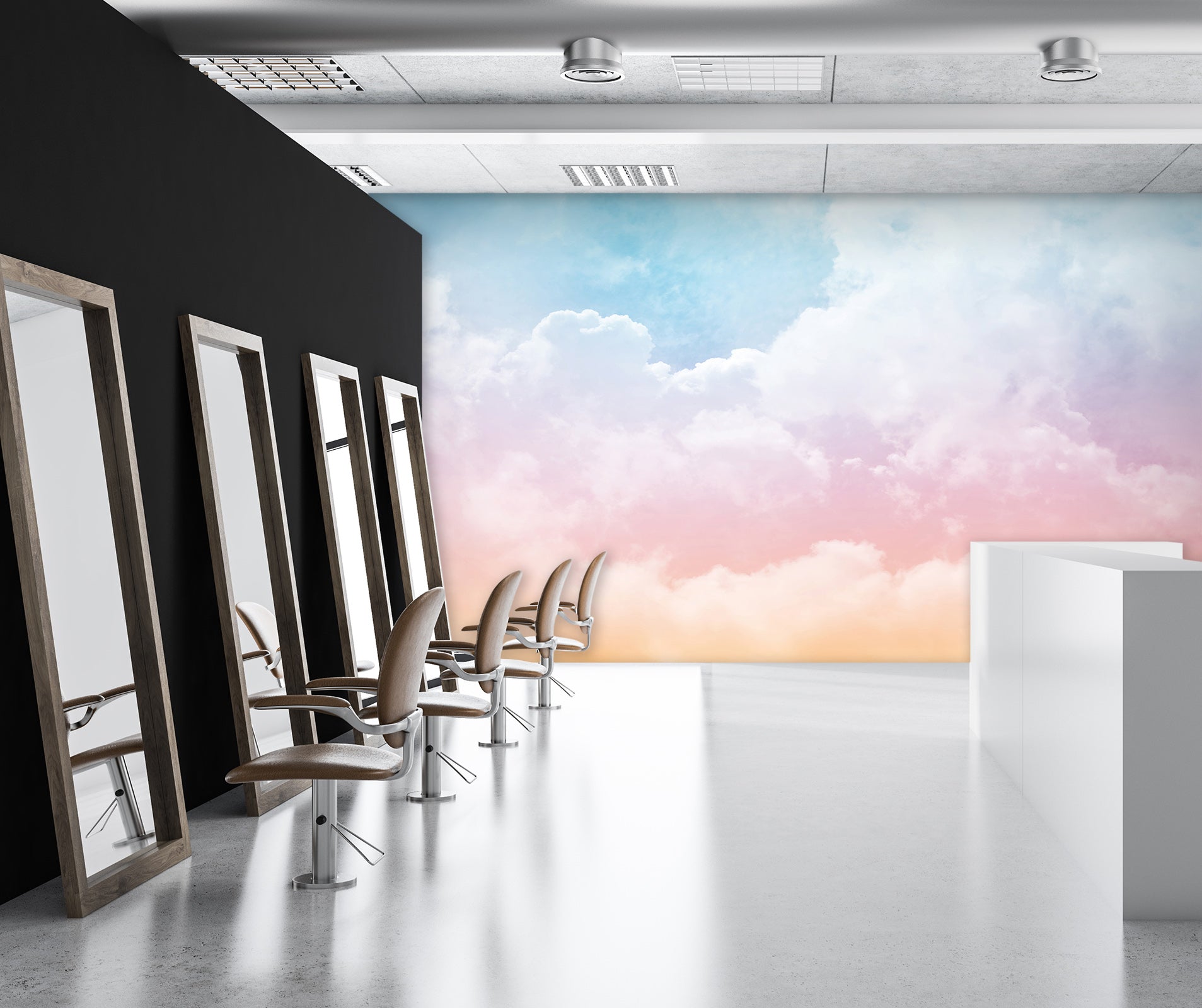 3D Color Sky 391 Wall Murals