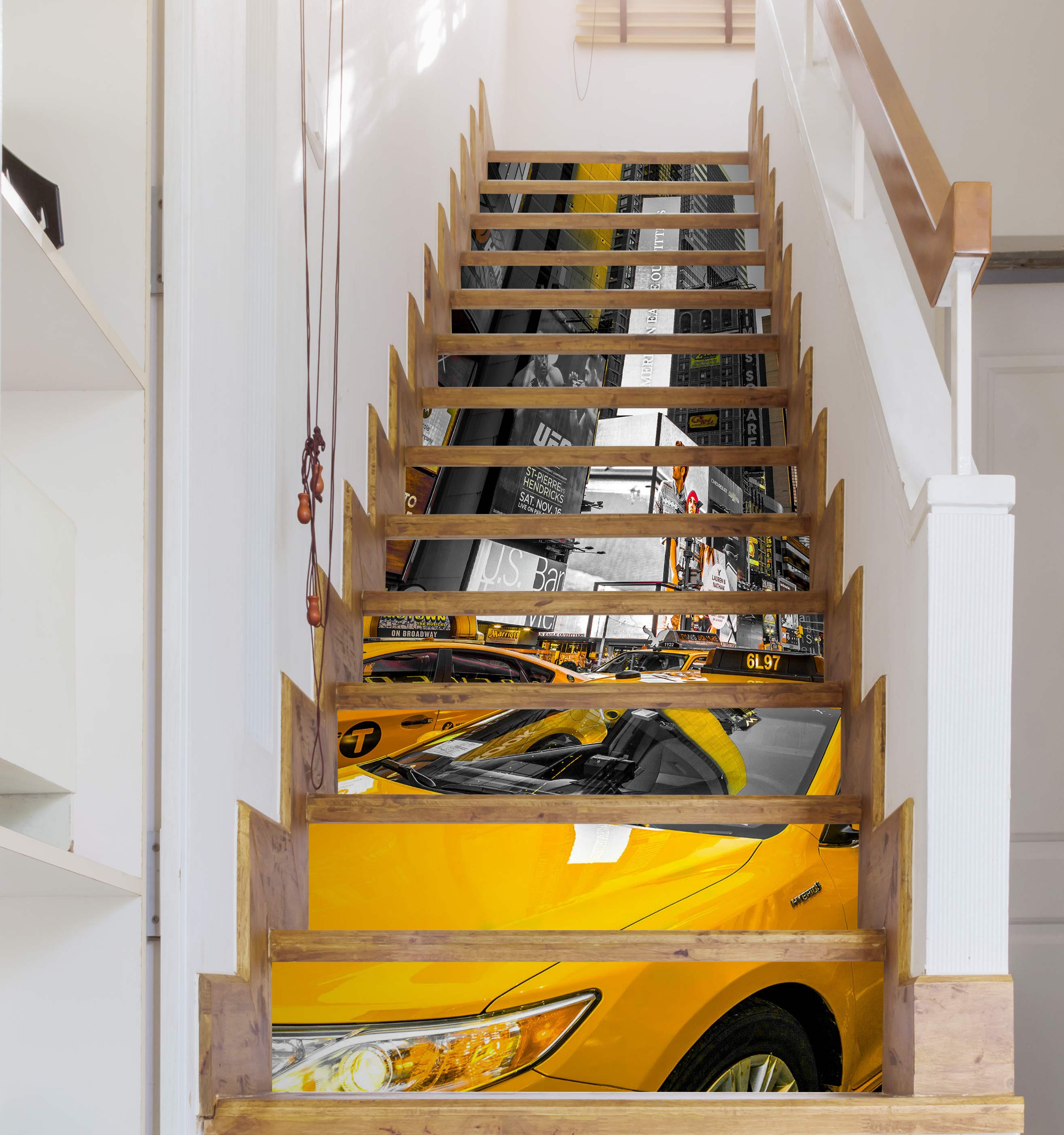 3D Yellow Vehicle 9992 Assaf Frank Stair Risers