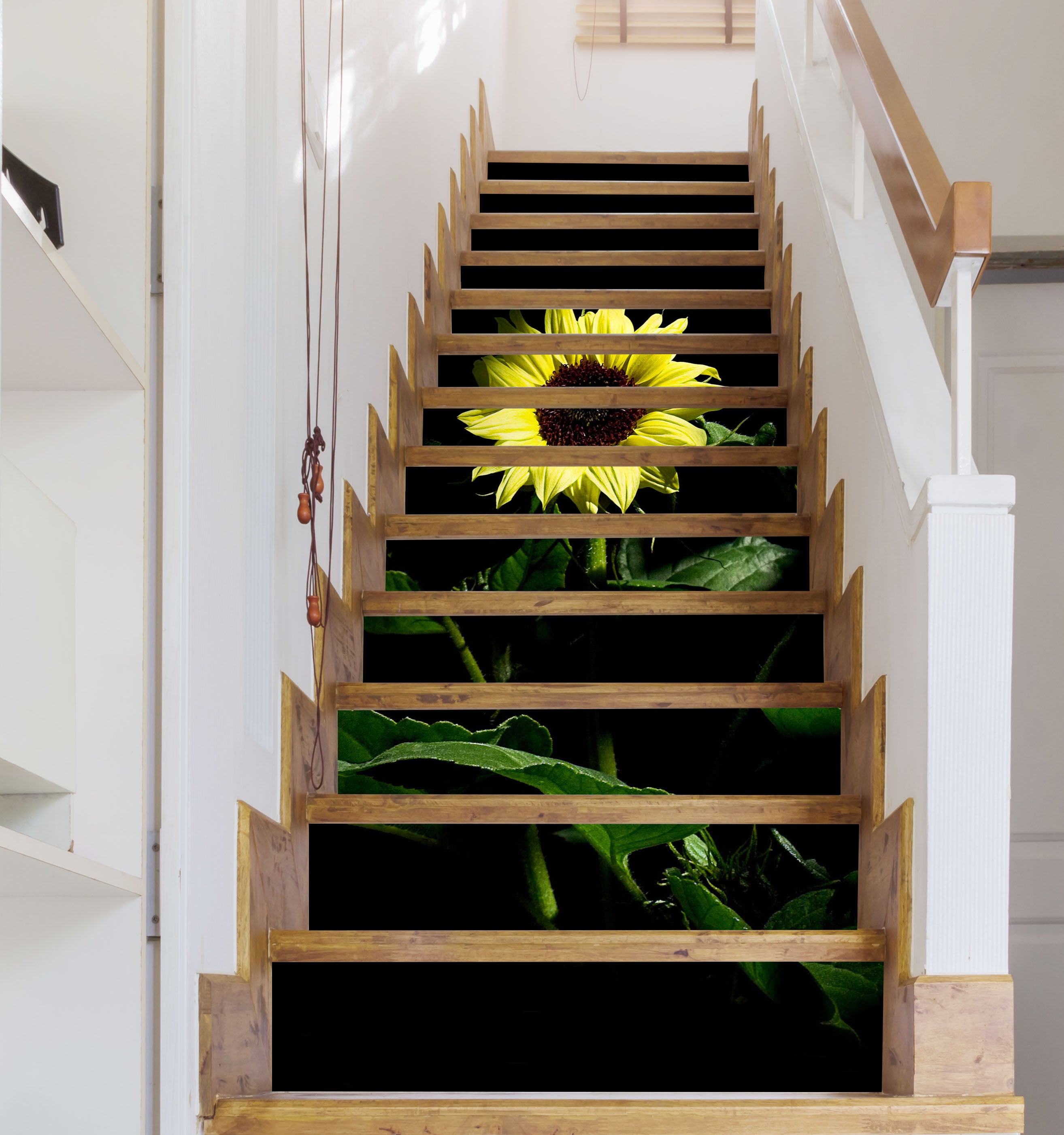 3D Sunflower 9905 Kathy Barefield Stair Risers