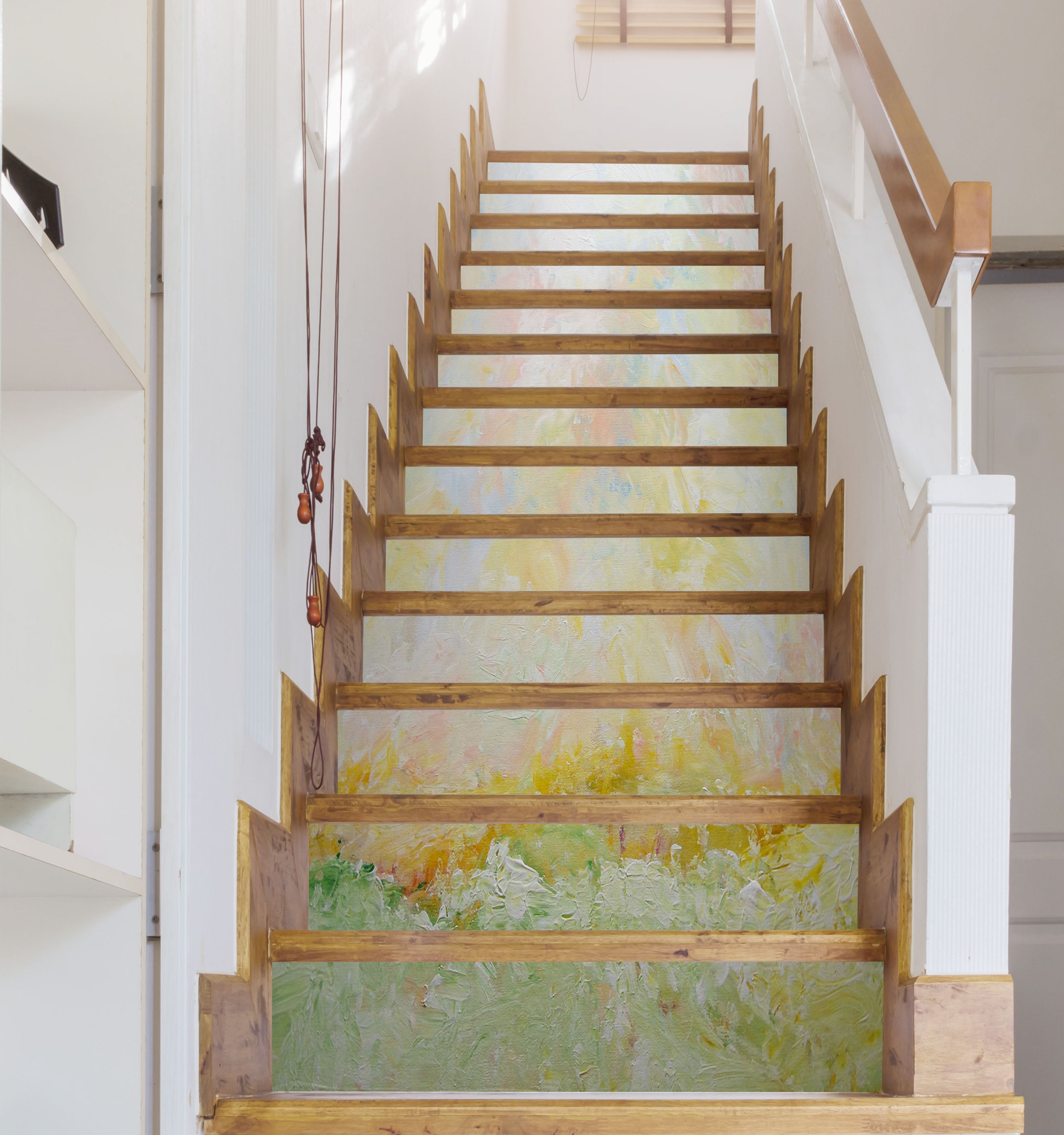 3D Yellow Paint Pattern 96130 Allan P. Friedlander Stair Risers