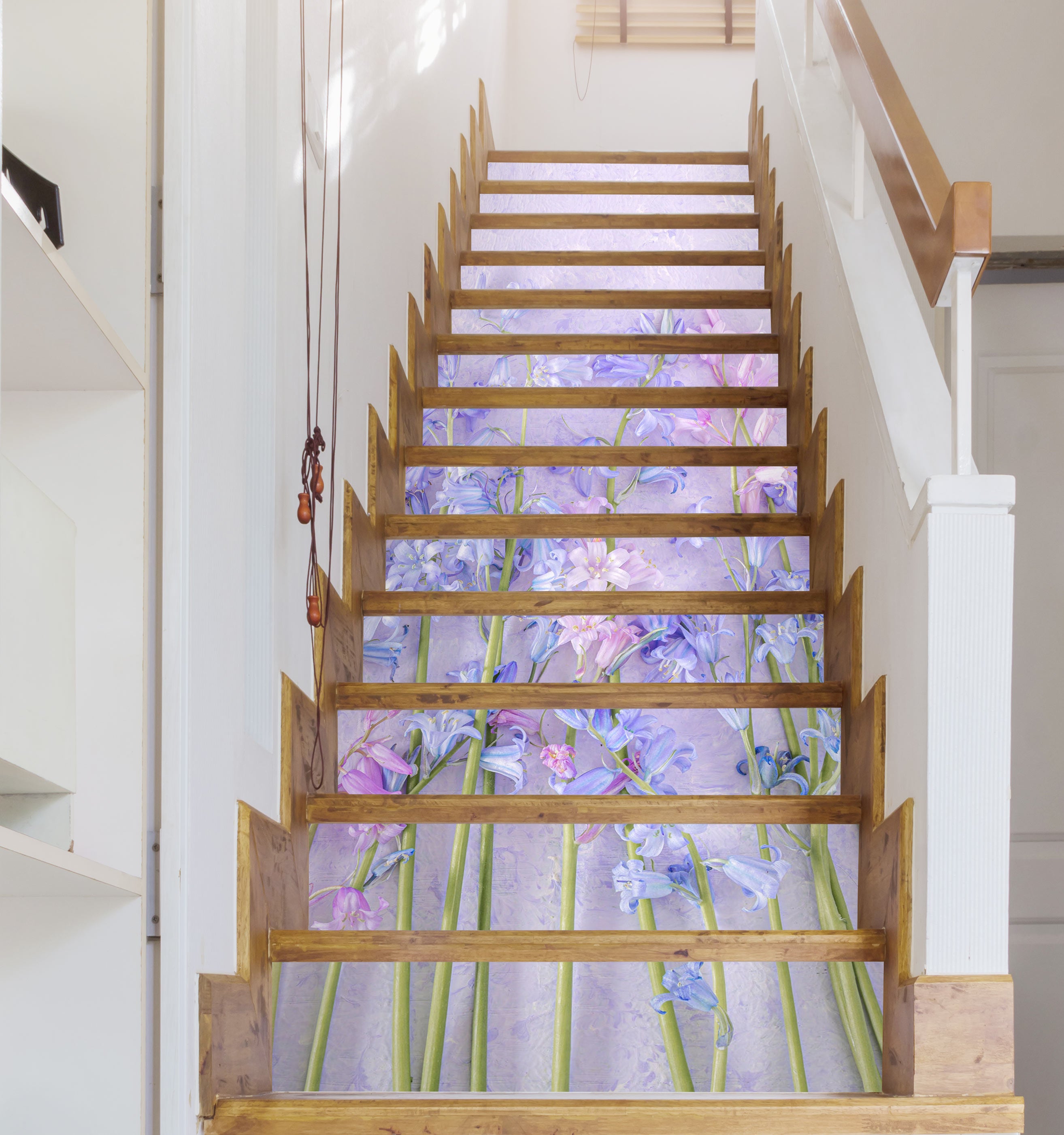 3D Purple Flower 99151 Assaf Frank Stair Risers