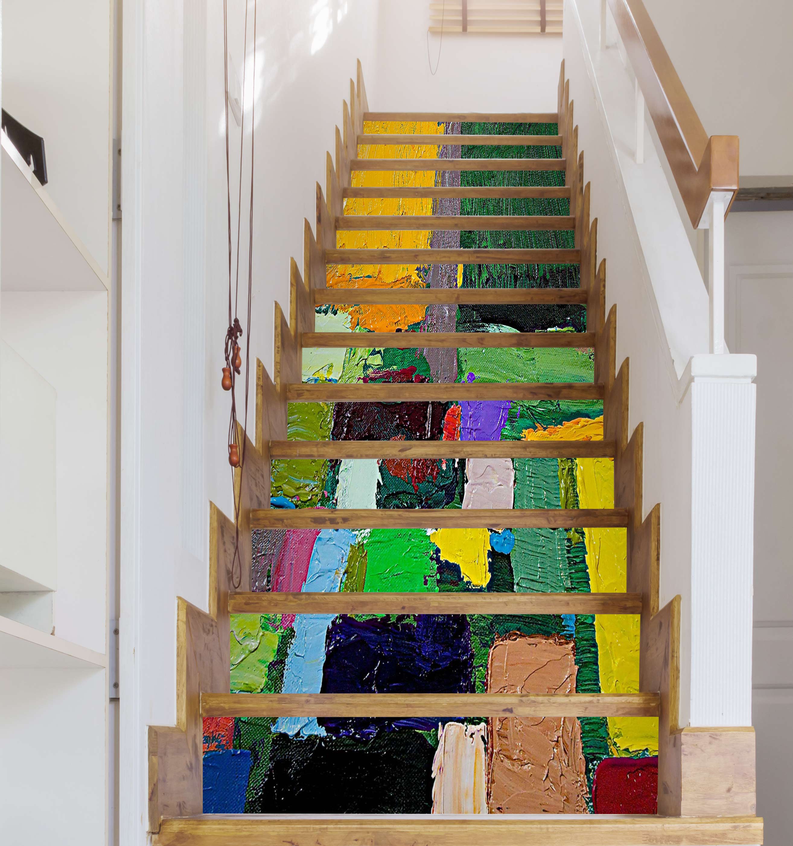 3D Oil Painting Color Block 9010 Allan P. Friedlander Stair Risers