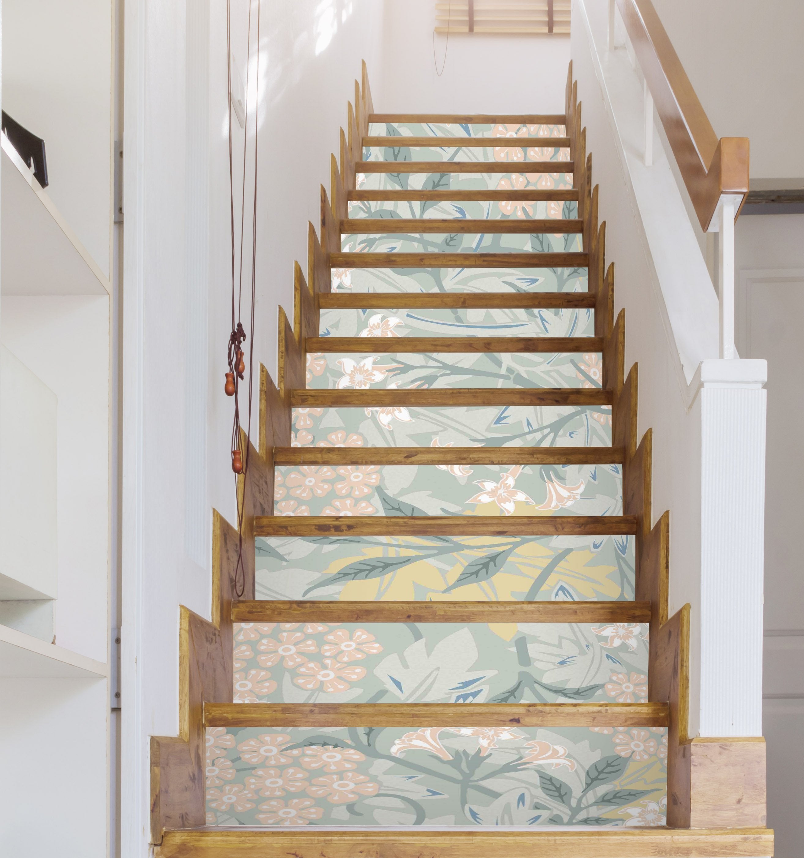 3D Fresh Pattern 394 Stair Risers Wallpaper AJ Wallpaper 