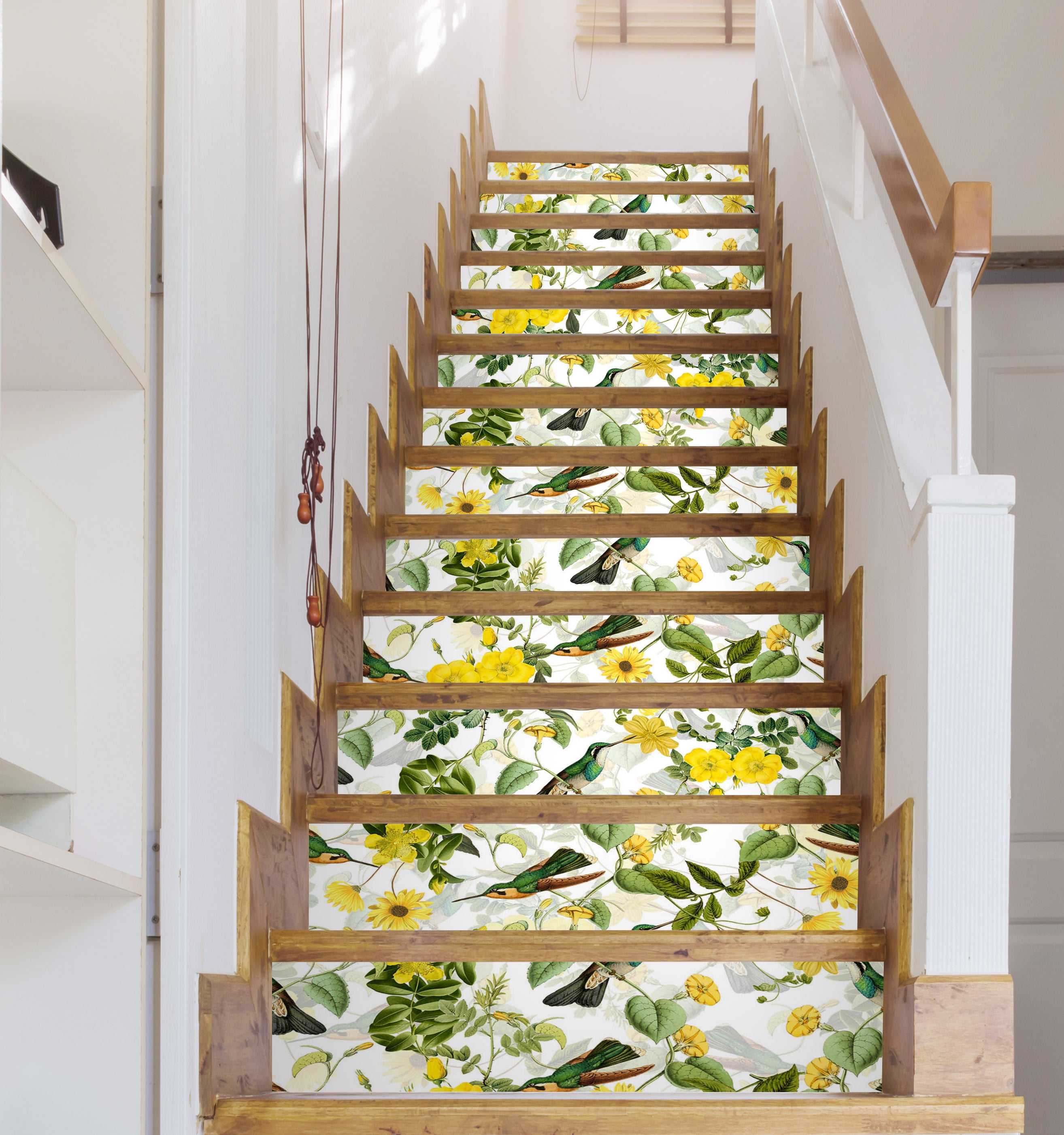 3D Yellow Flowers 10438 Uta Naumann Stair Risers