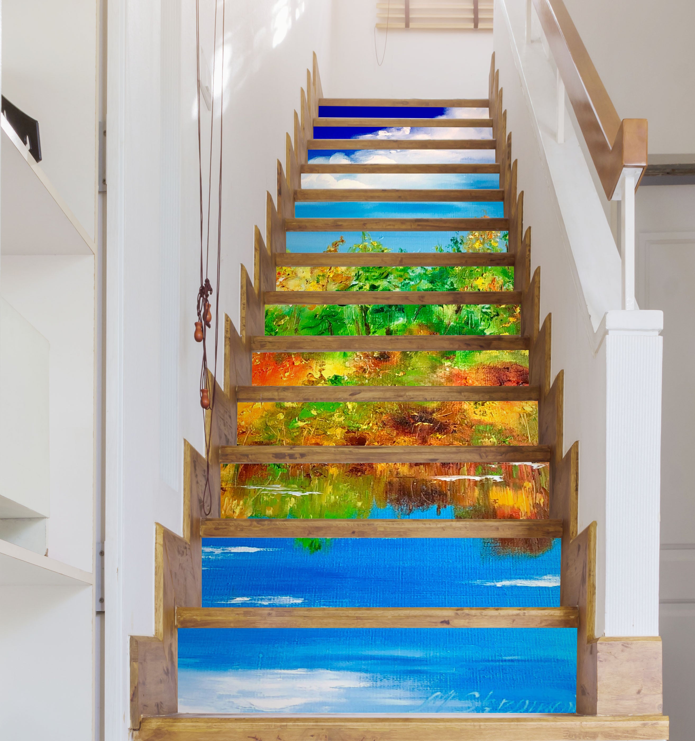 3D Scenic Lake 2016 Skromova Marina Stair Risers