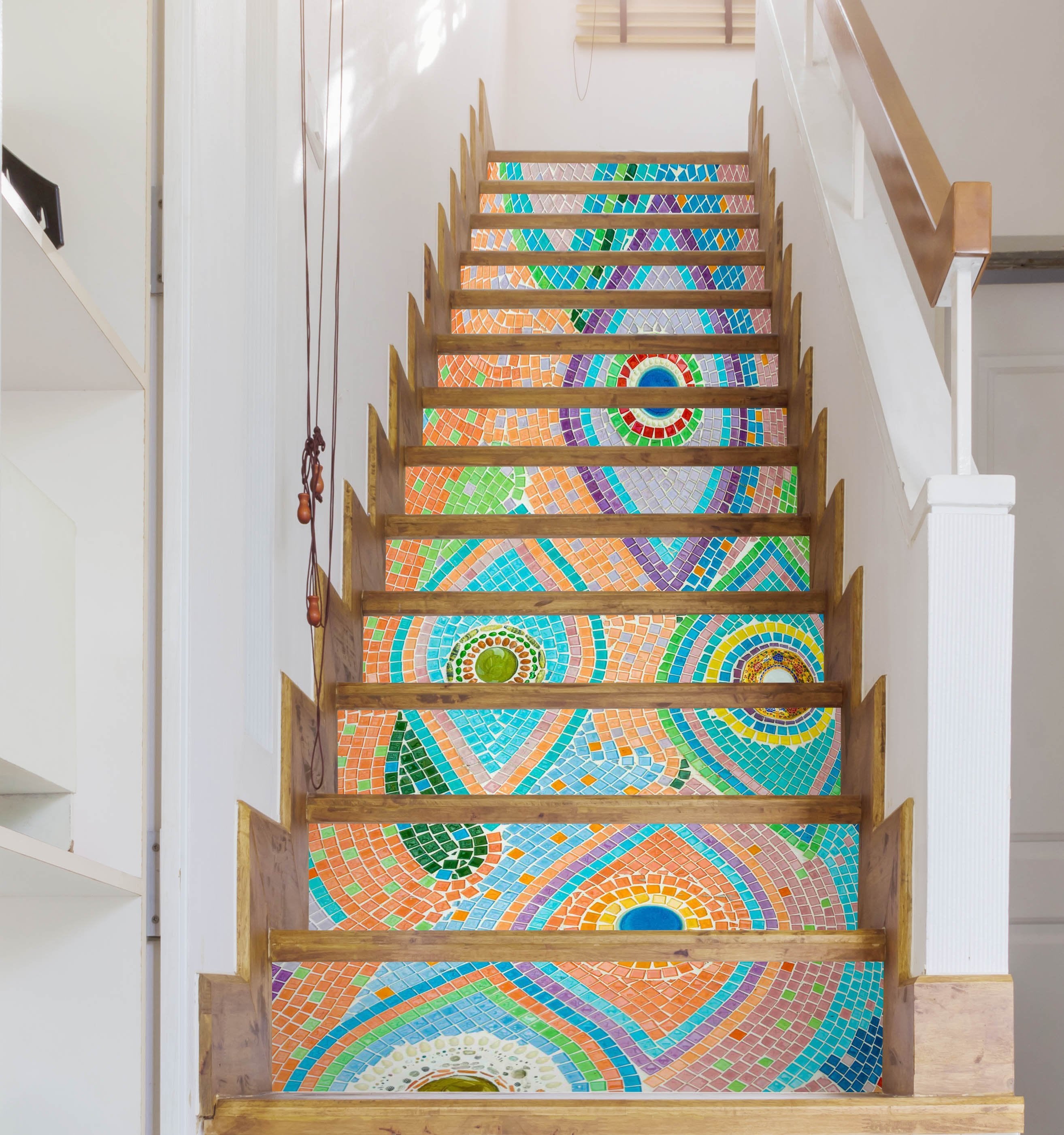 3D Gemstone 7654 Stair Risers Wallpaper AJ Wallpaper 