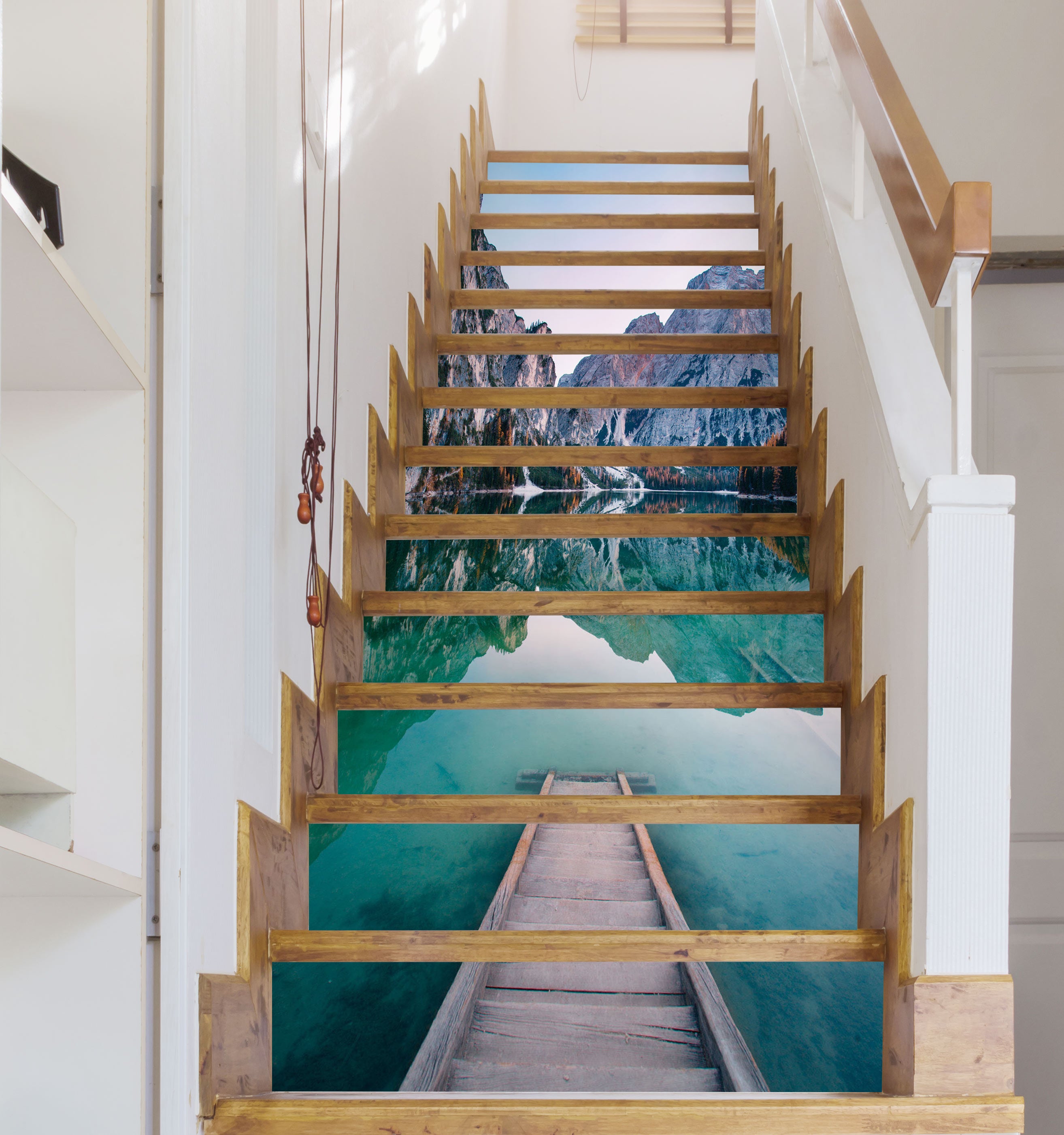 3D Long And Beautiful Landscape 333 Stair Risers