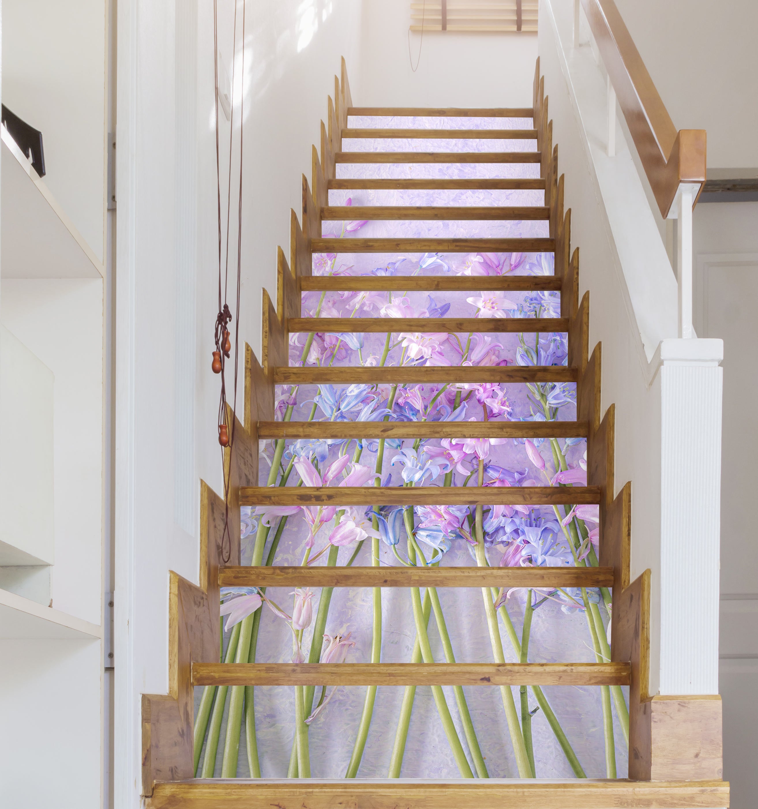 3D Purple Flower 99150 Assaf Frank Stair Risers