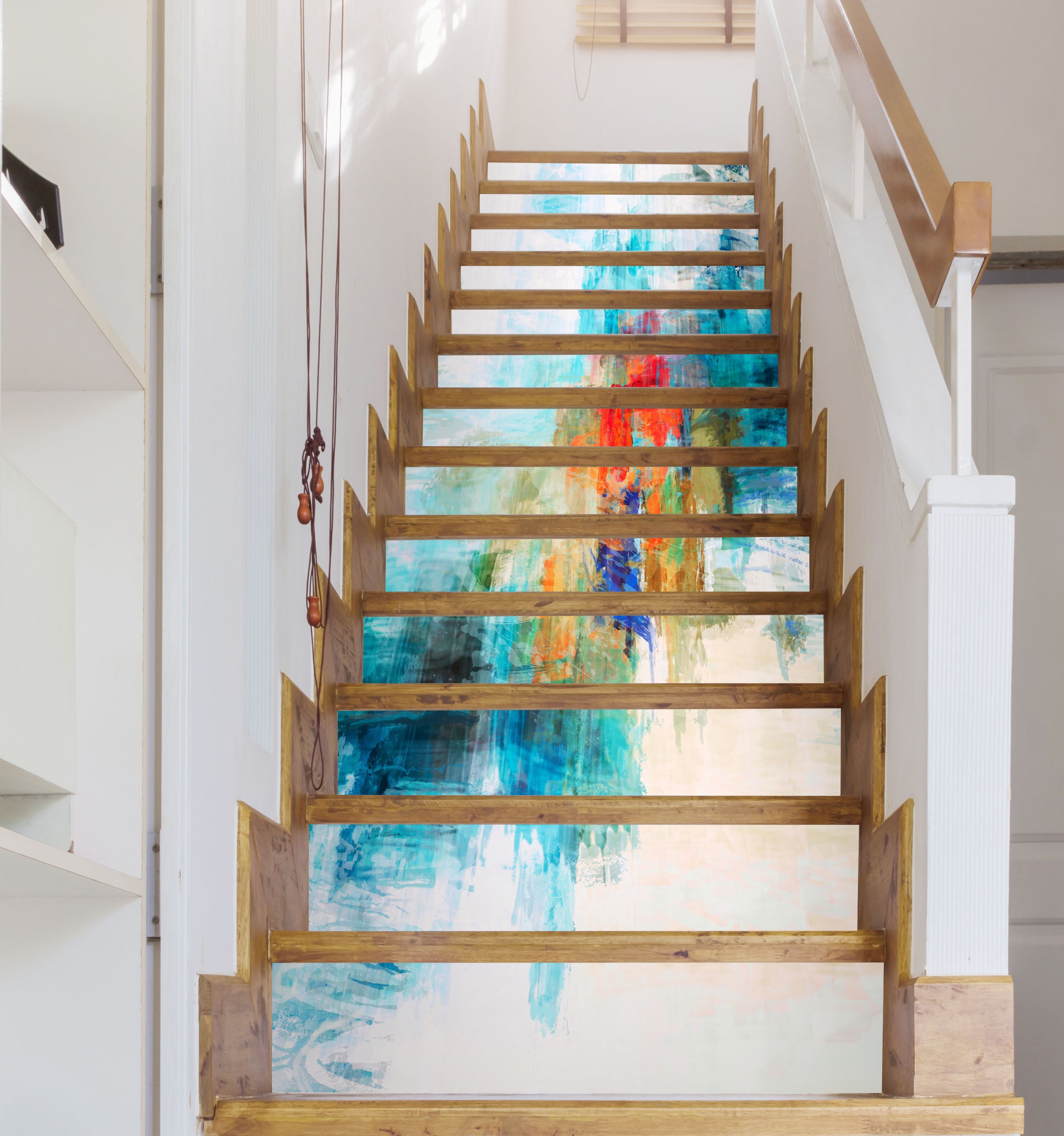 3D Colorful Texture 104181 Michael Tienhaara Stair Risers