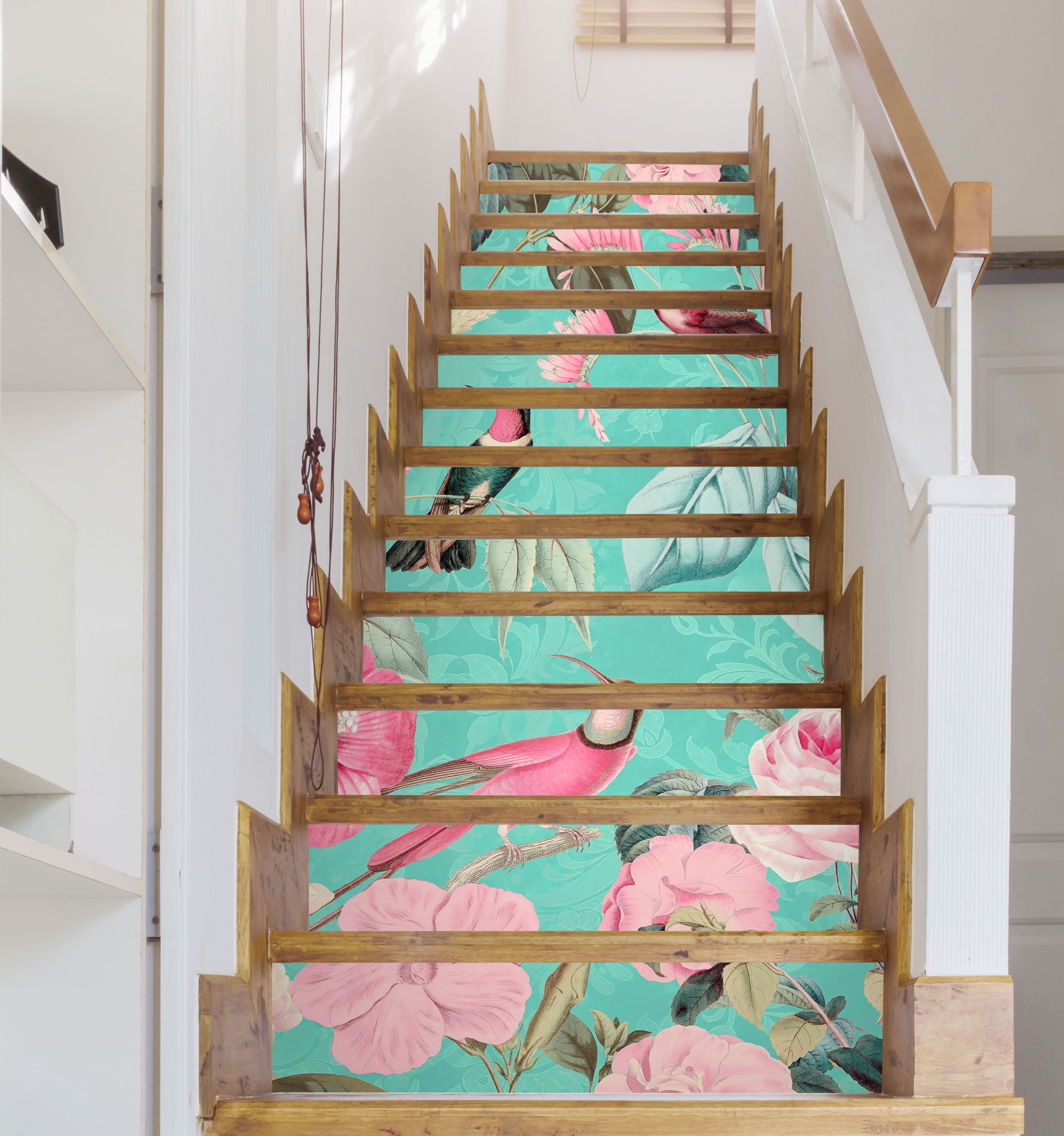 3D Bird Leaves 109215 Andrea Haase Stair Risers