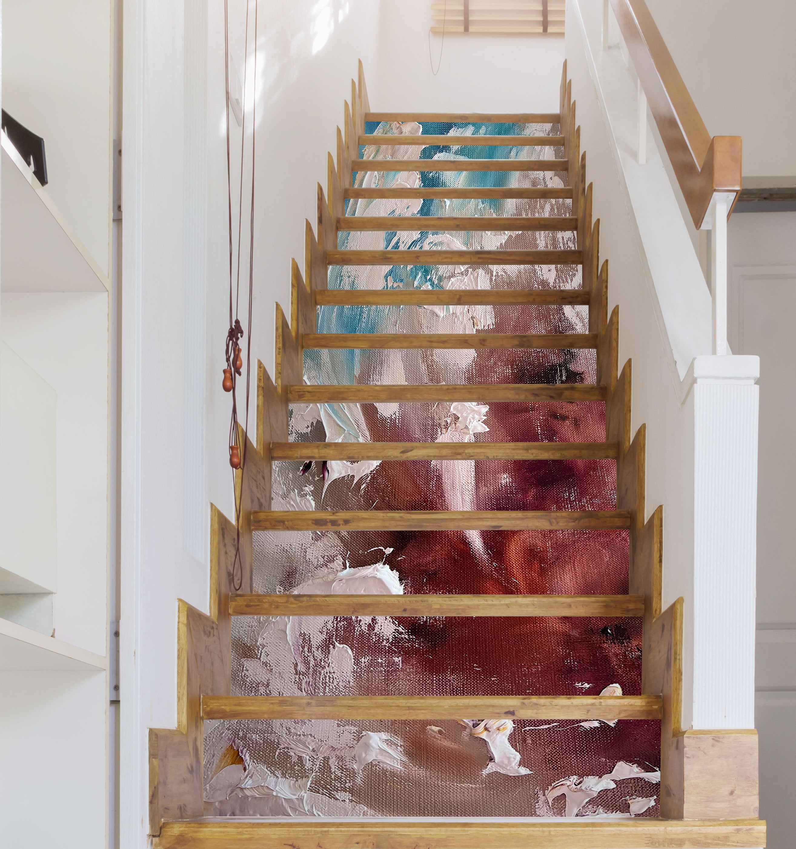 3D Painted Oil Painting 835 Skromova Marina Stair Risers