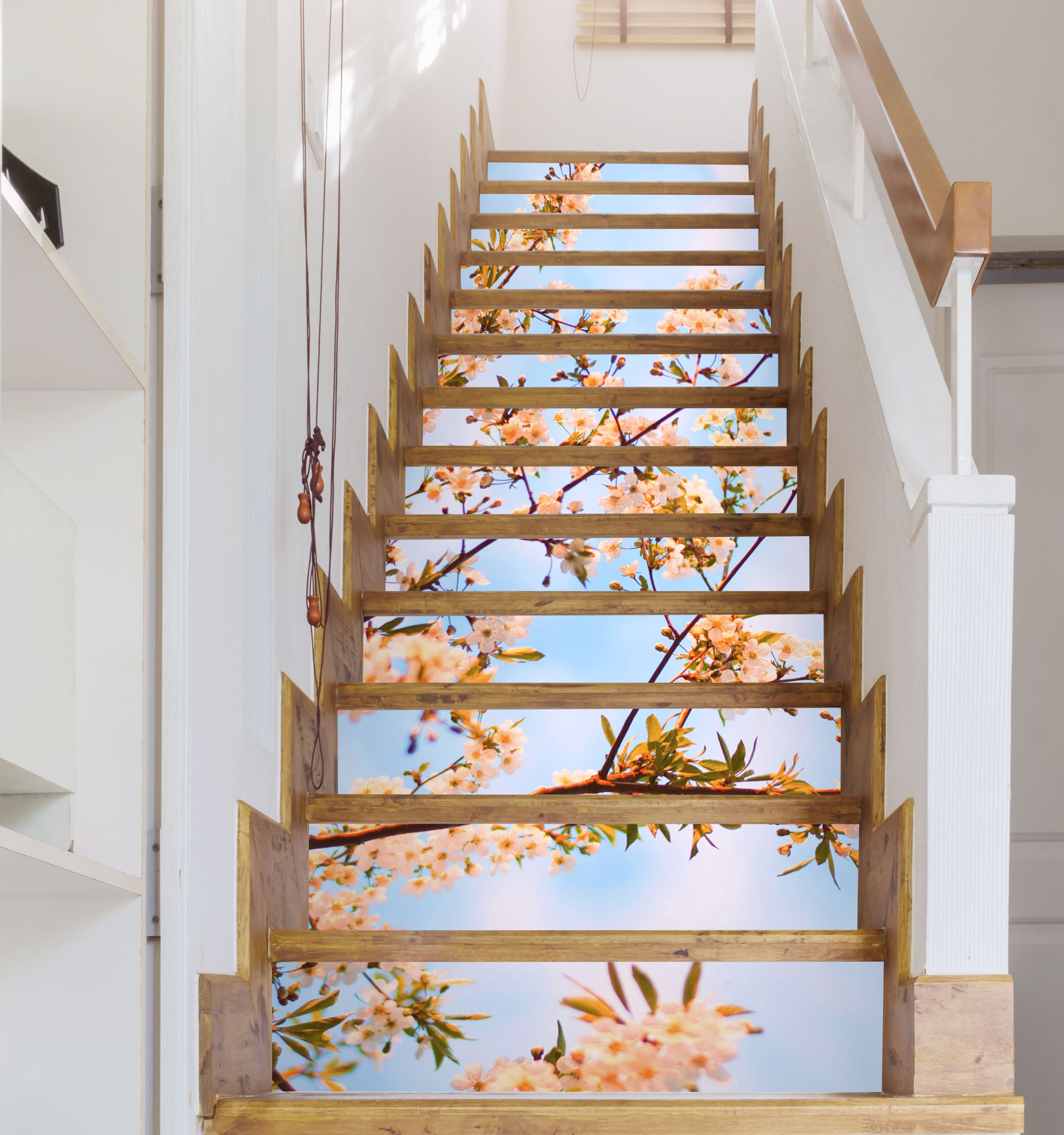 3D Pretty Flowers In Spring 634 Stair Risers