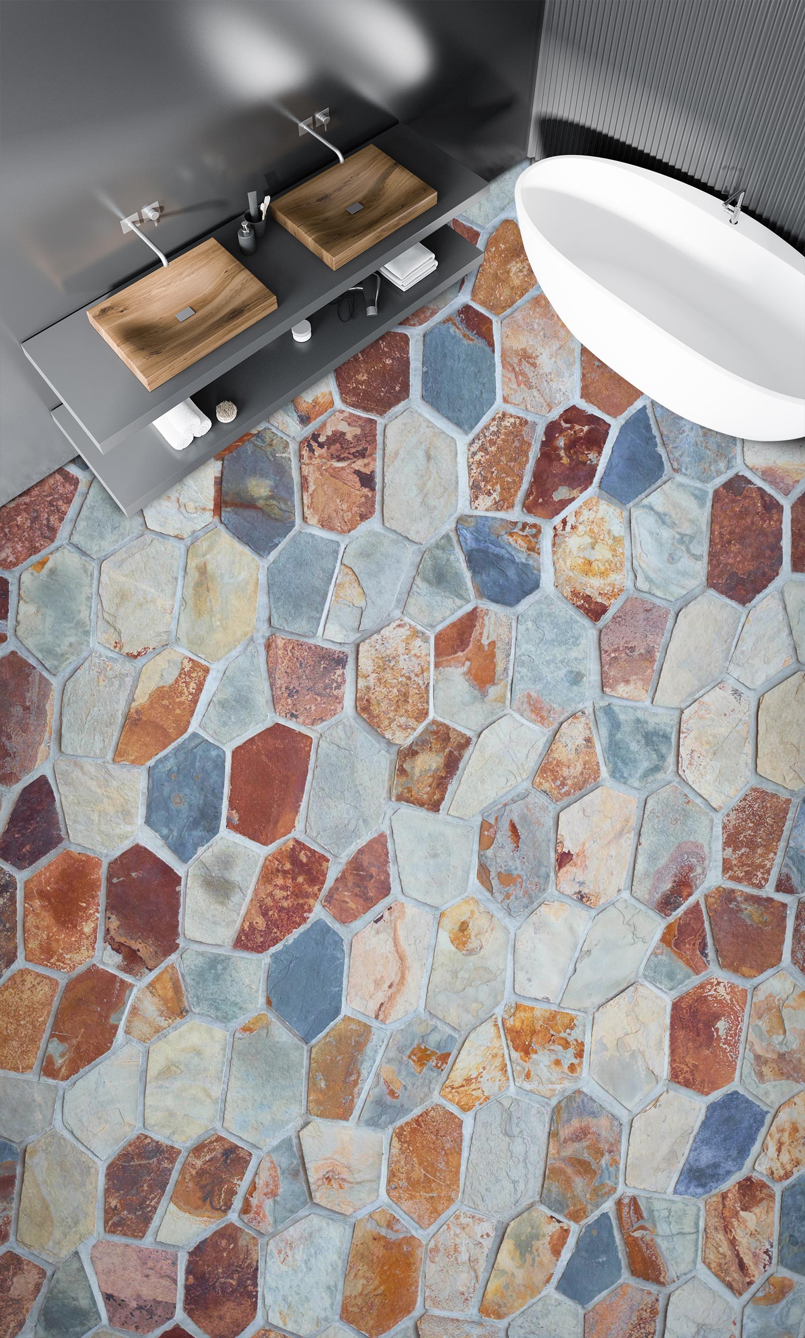 3D Fun Irregular Stones 178 Floor Mural  Wallpaper Murals Rug & Mat Print Epoxy waterproof bath floor